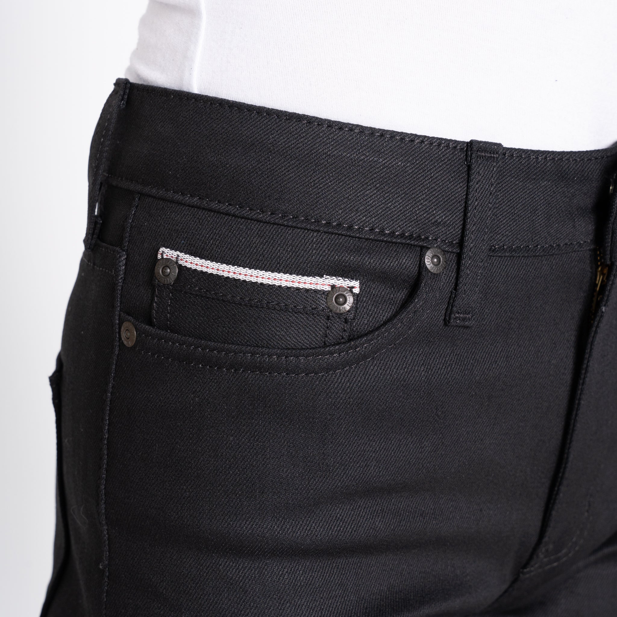 Women's - High Skinny - Black Cobra Stretch Selvedge