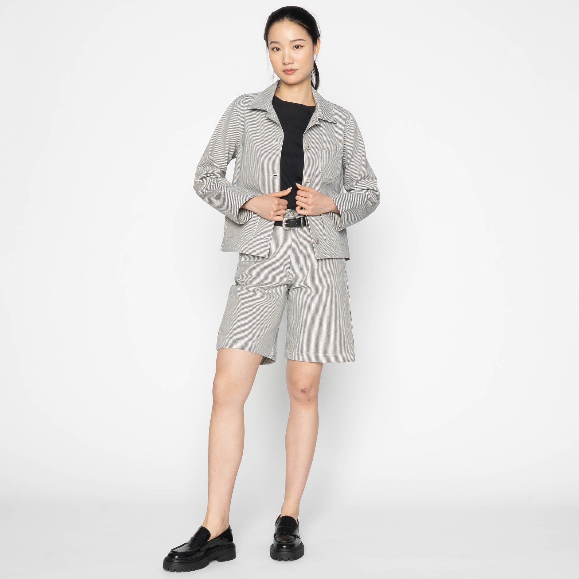 Andie Shorts - Organic Hickory | Naked & Famous Denim