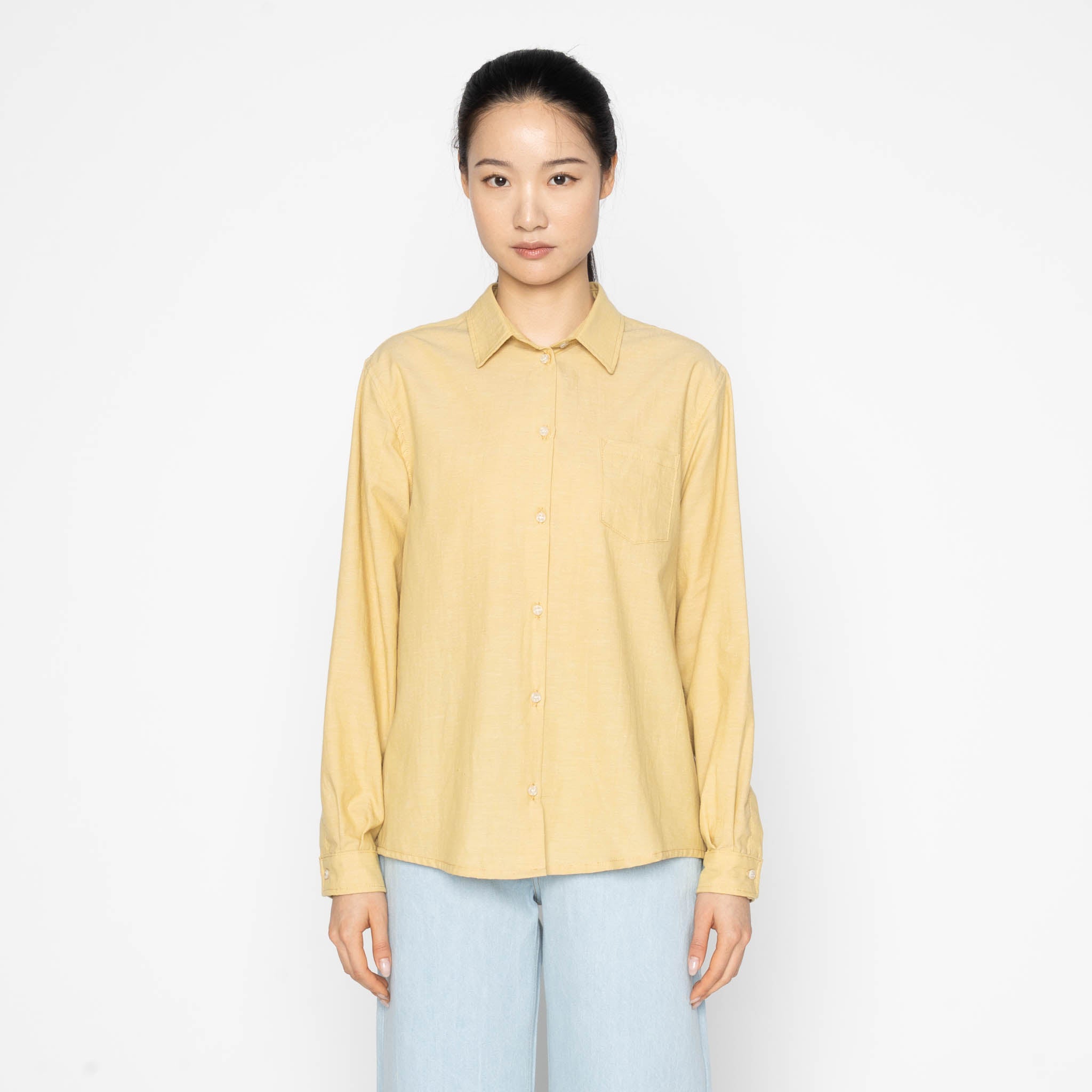 Judy - Selvedge Chambray - Yellow by Naked & Famous Denim