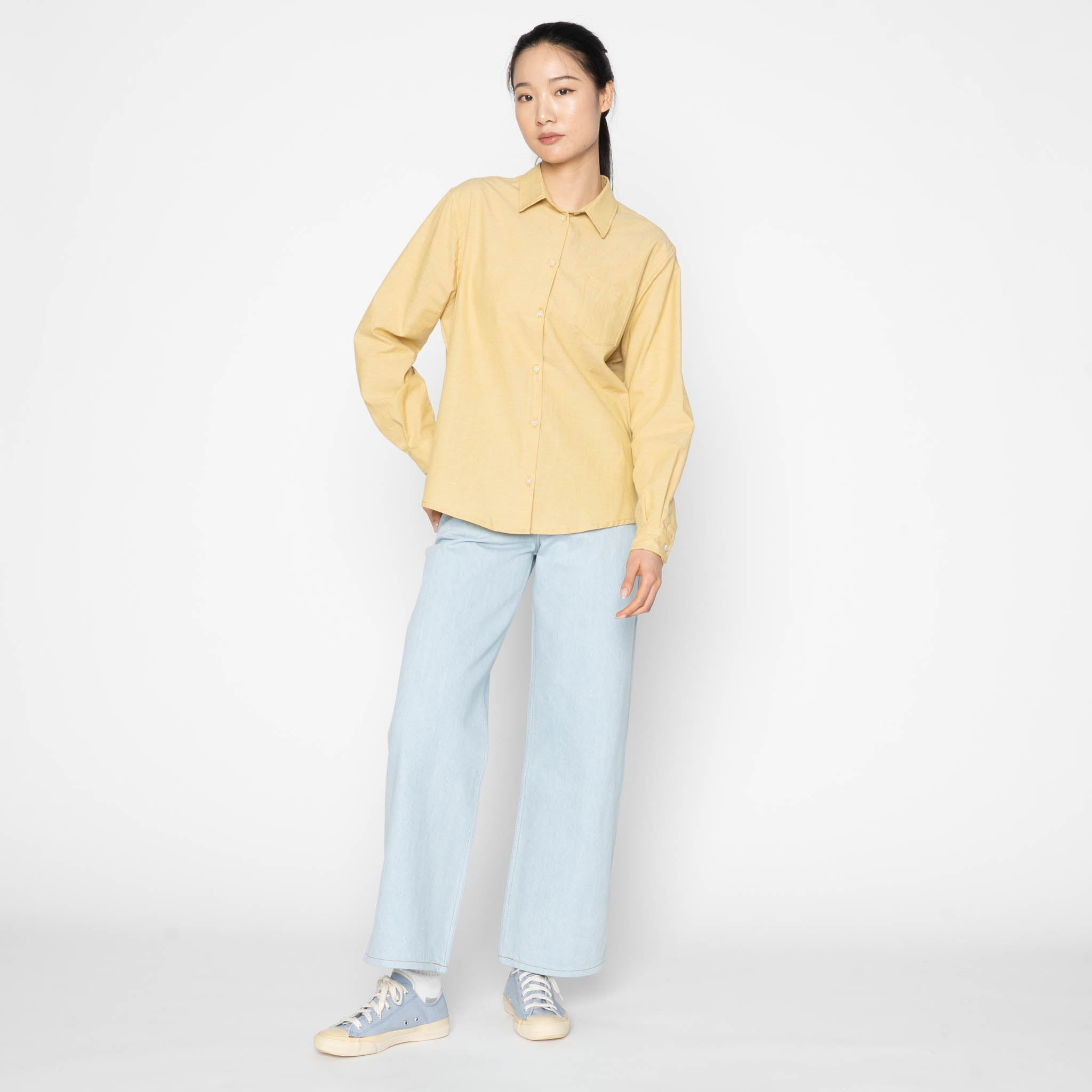 Judy Shirt - Selvedge Chambray - Yellow