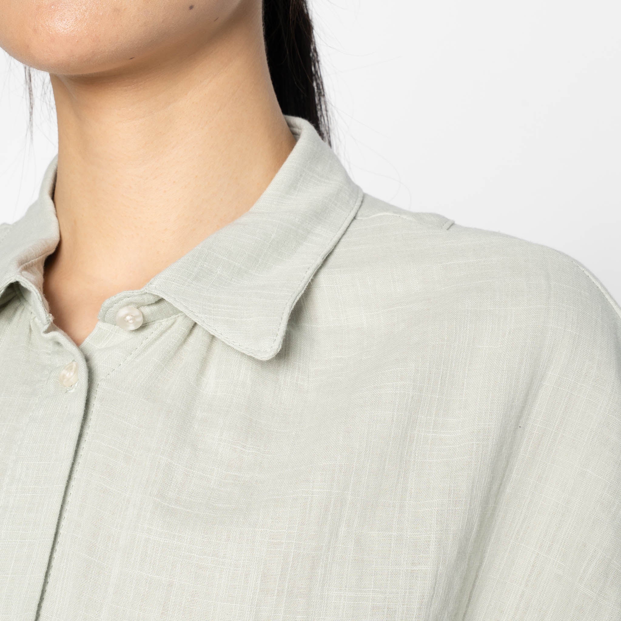 Billie - Double Weave Gauze - Mint by Naked & Famous Denim