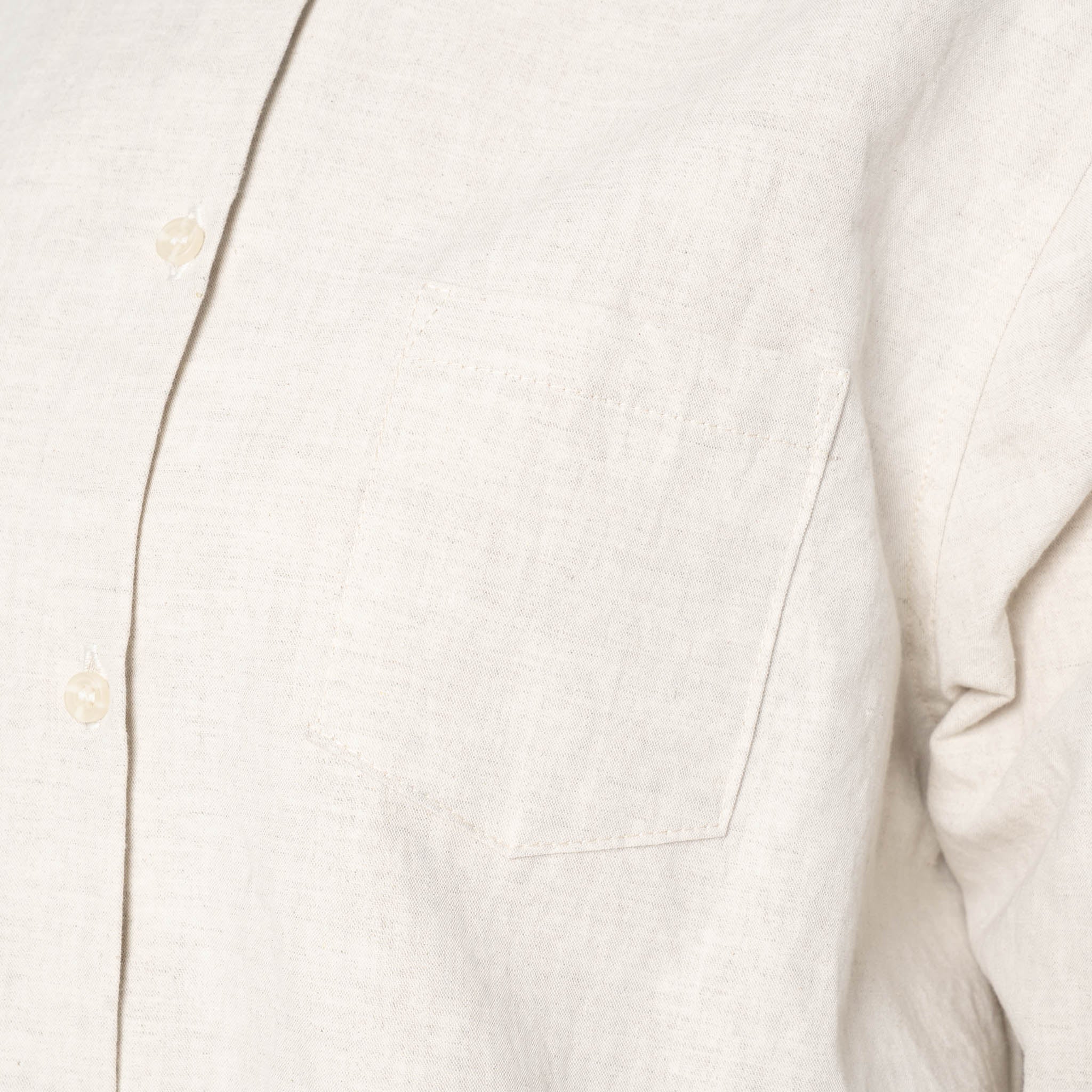 Judy - Linen Blend Denim - Ecru by Naked & Famous Denim