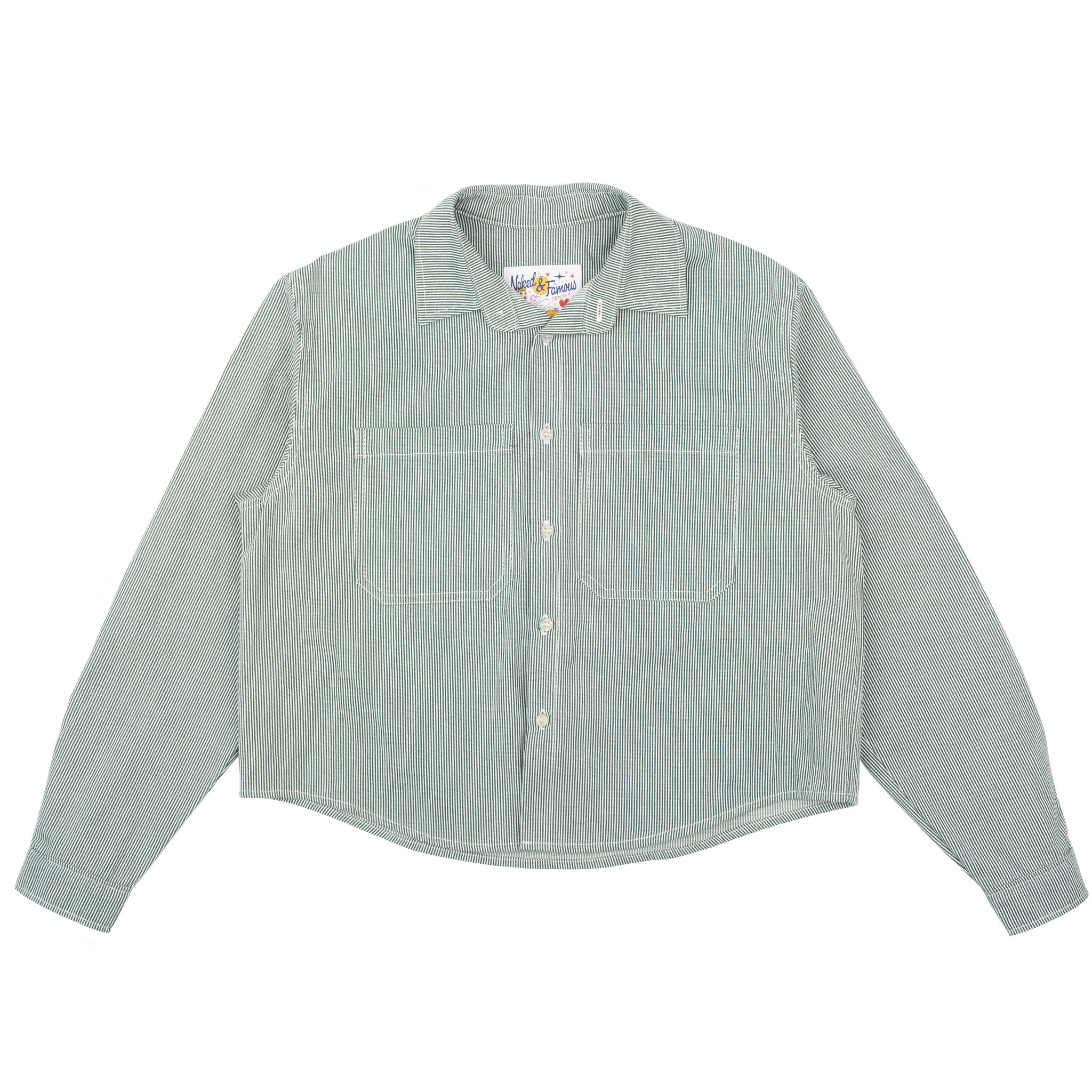 Princeton - Organic Hickory - Green by Naked & Famous Denim