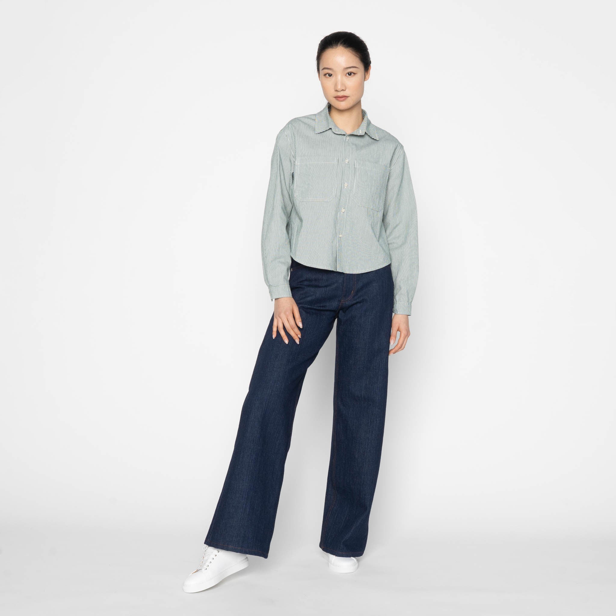 Wide Wild West - Vertical Slub Denim