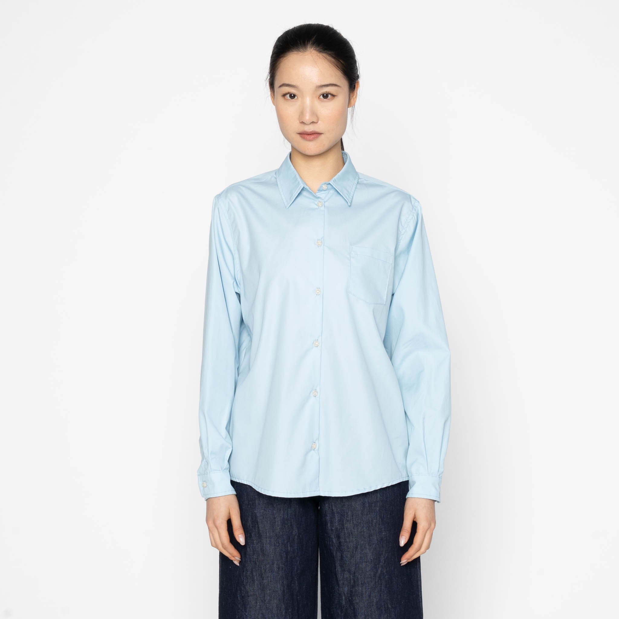 Judy - Pima Pique - Pale Blue by Naked & Famous Denim