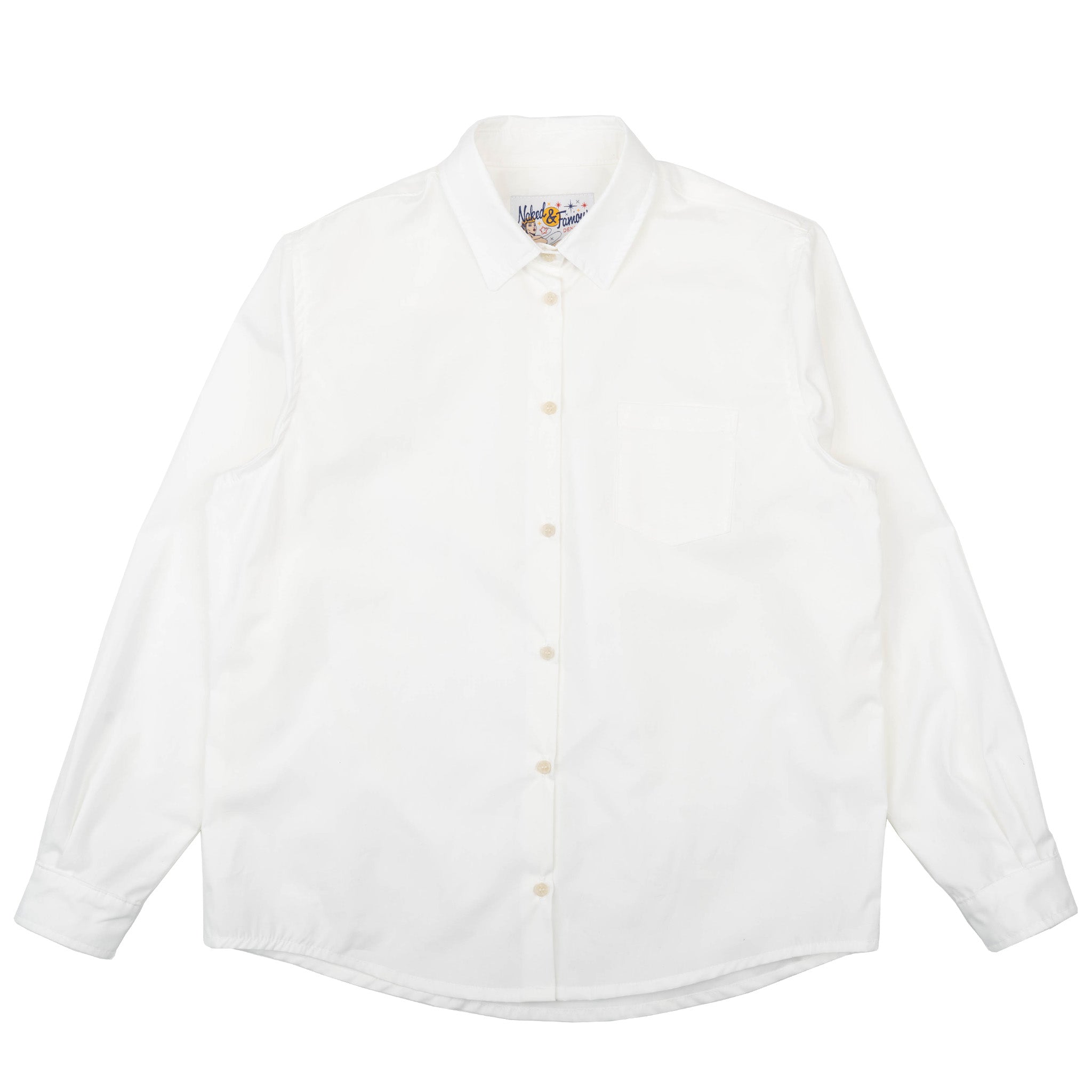 Judy - Pima Pique - White by Naked & Famous Denim