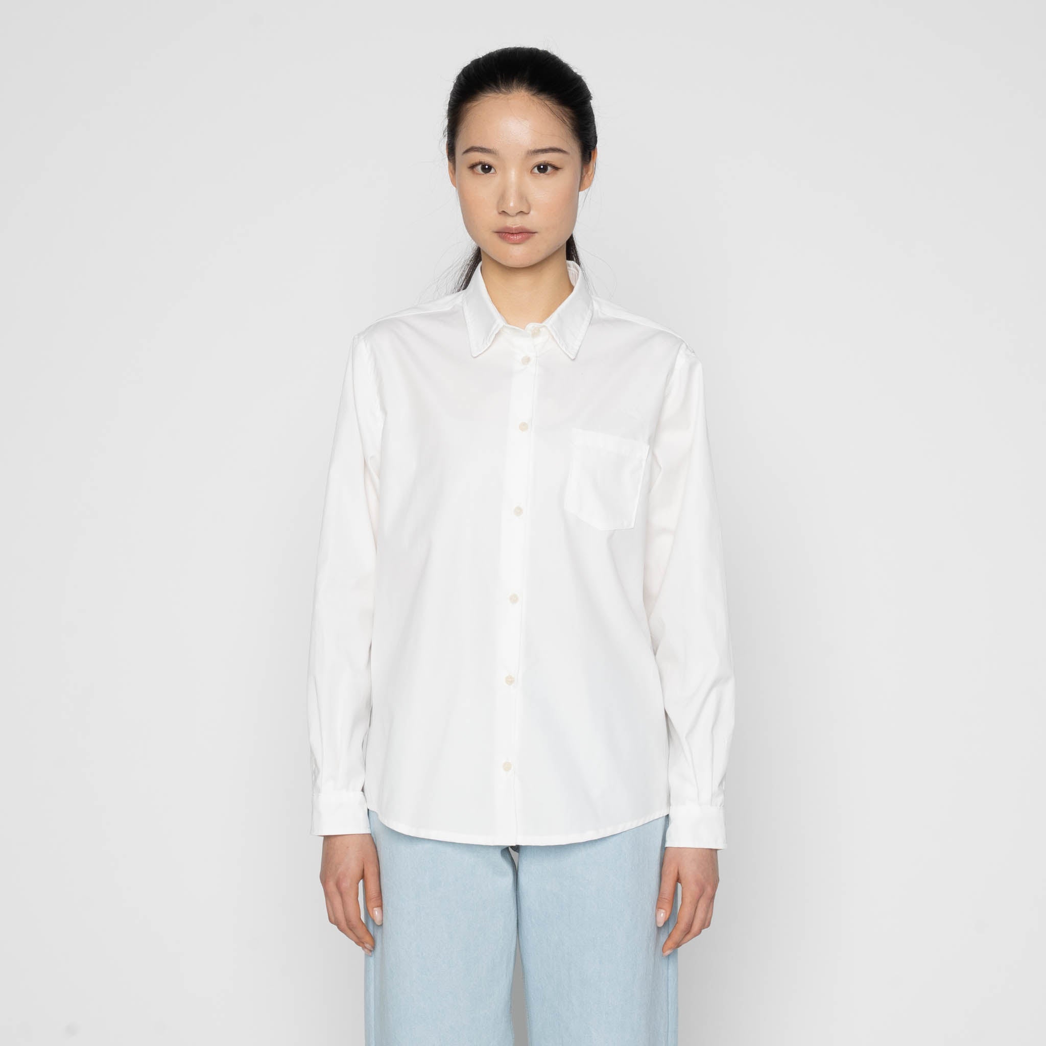 Judy - Pima Pique - White by Naked & Famous Denim