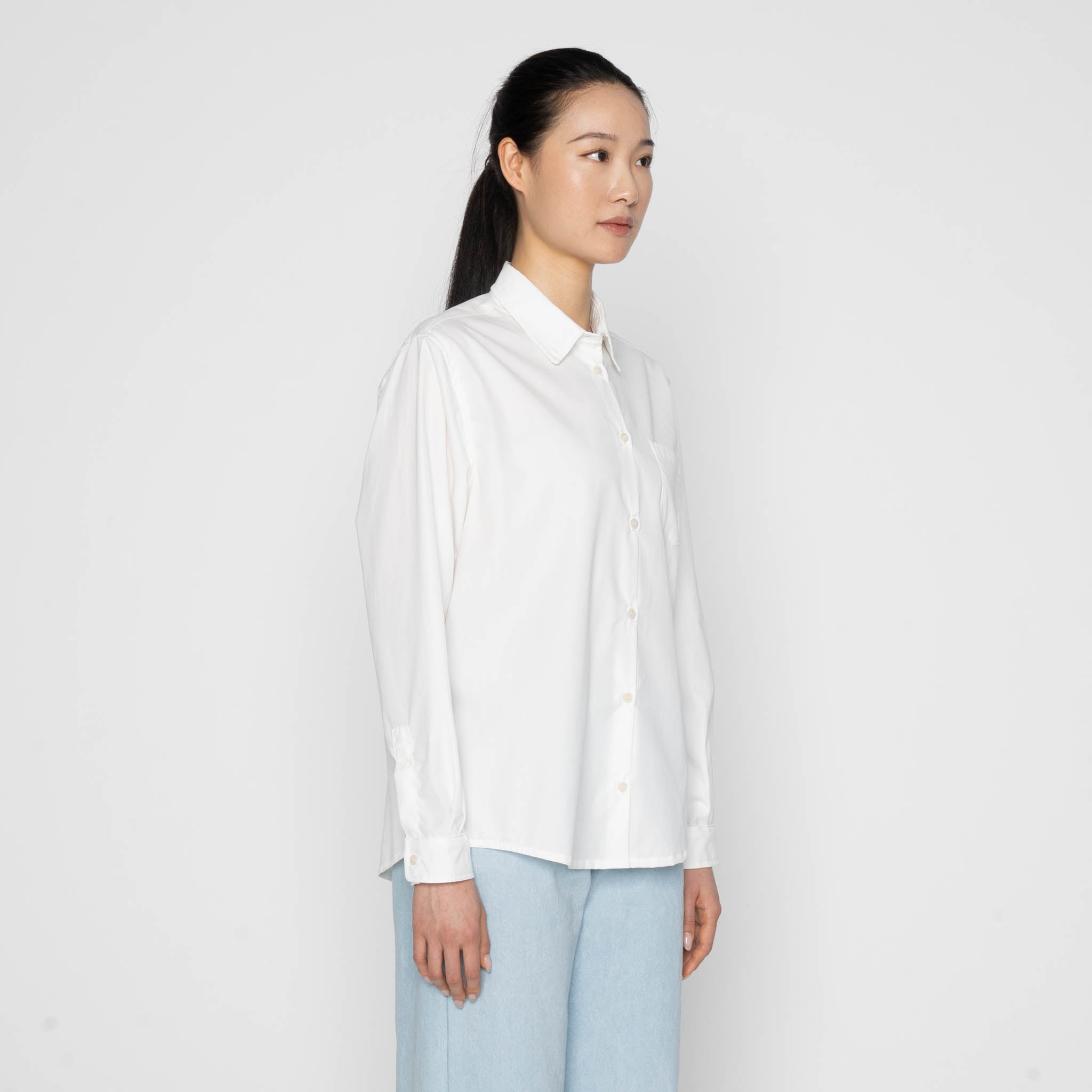 Judy - Pima Pique - White by Naked & Famous Denim