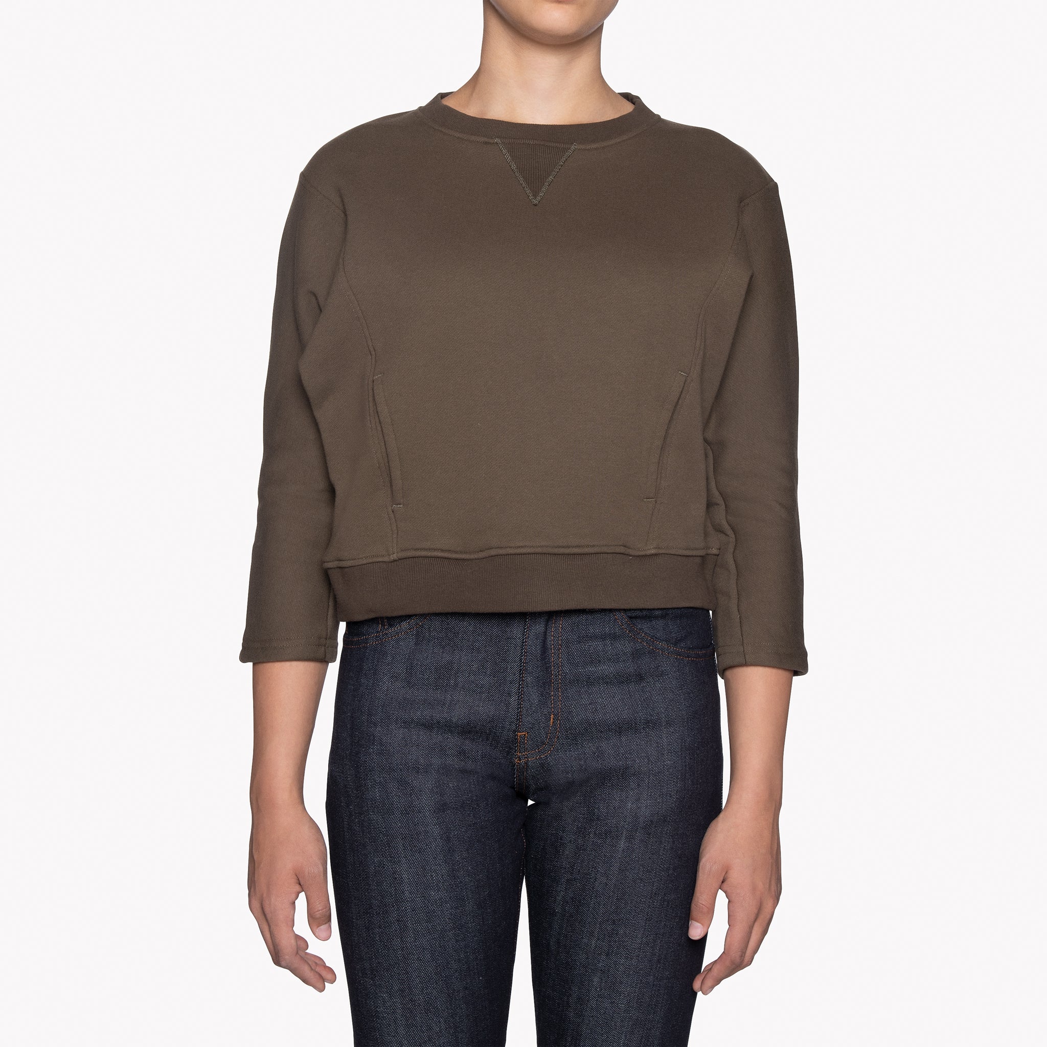 Women's - Smart Crew - Terry - Hunter by Naked & Famous Denim