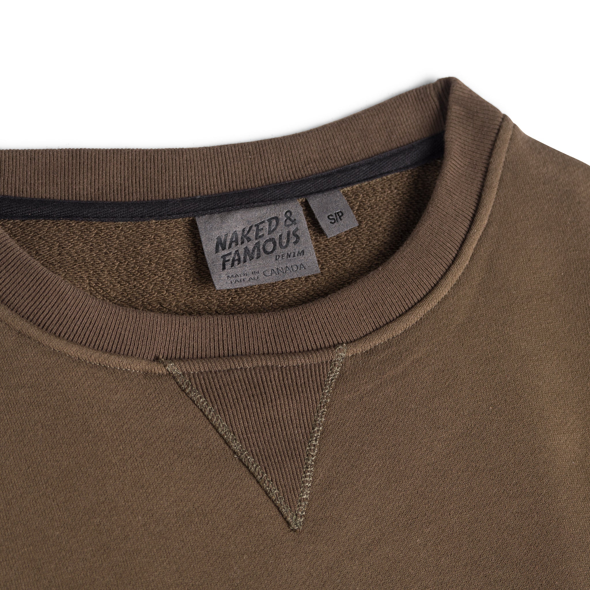 Women's - Smart Crew - Terry - Hunter by Naked & Famous Denim