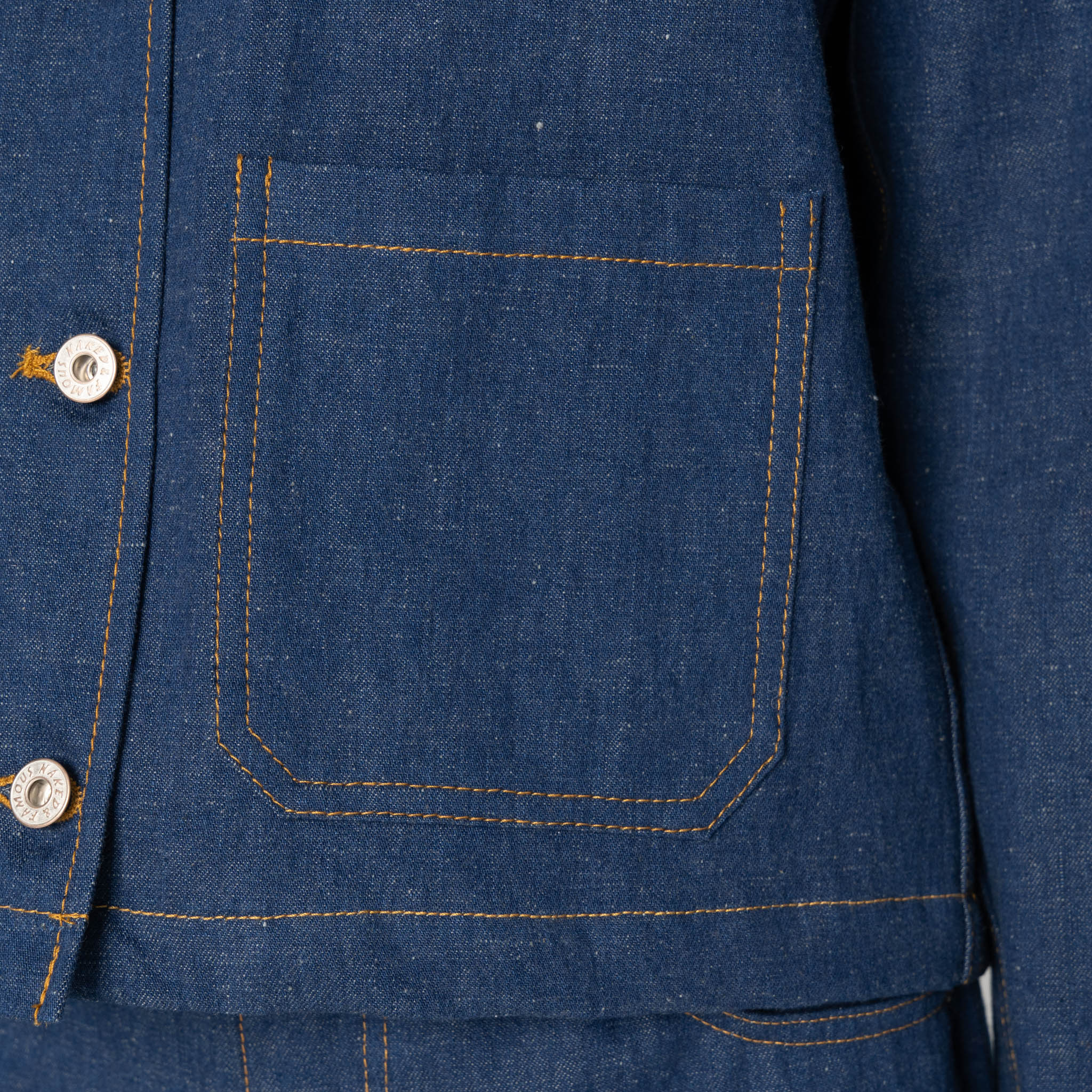 Gracie - 2x1 Dungaree Nep Denim - Mid Indigo