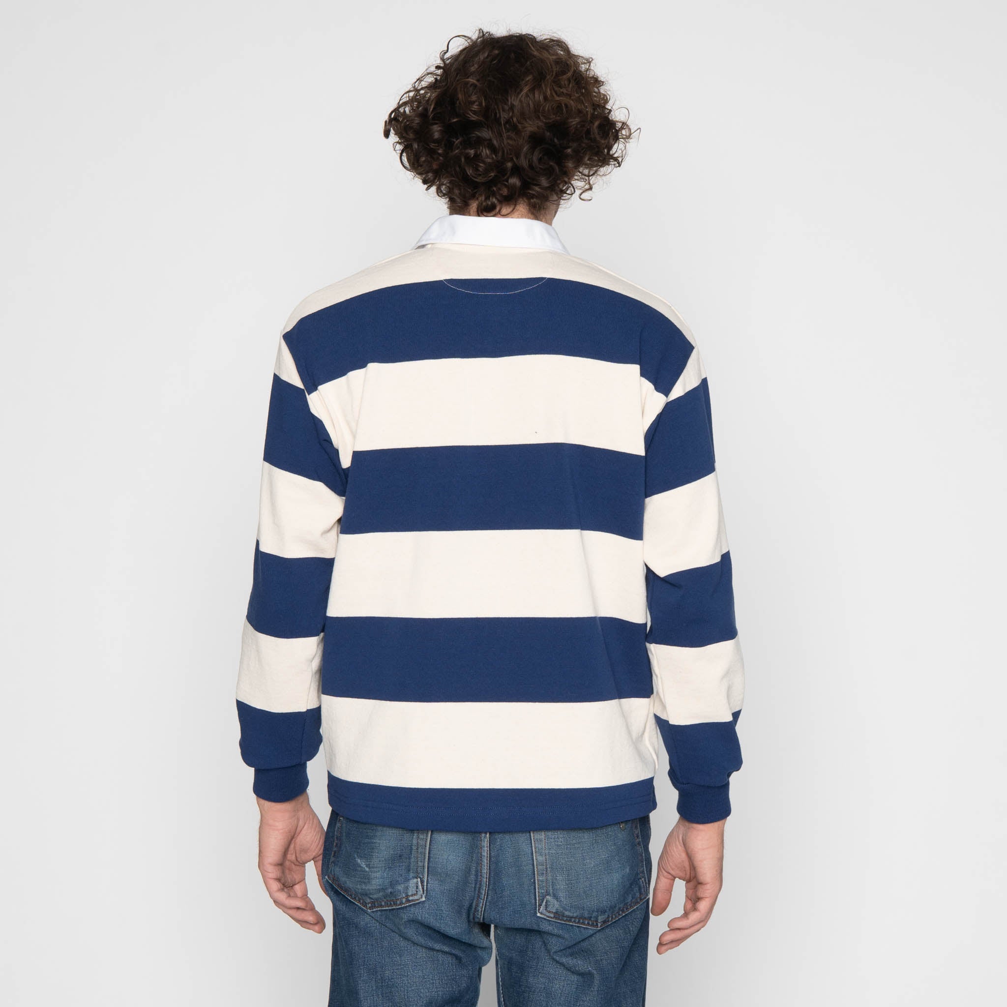 Classic Rugby Jersey - Ivory/Navy