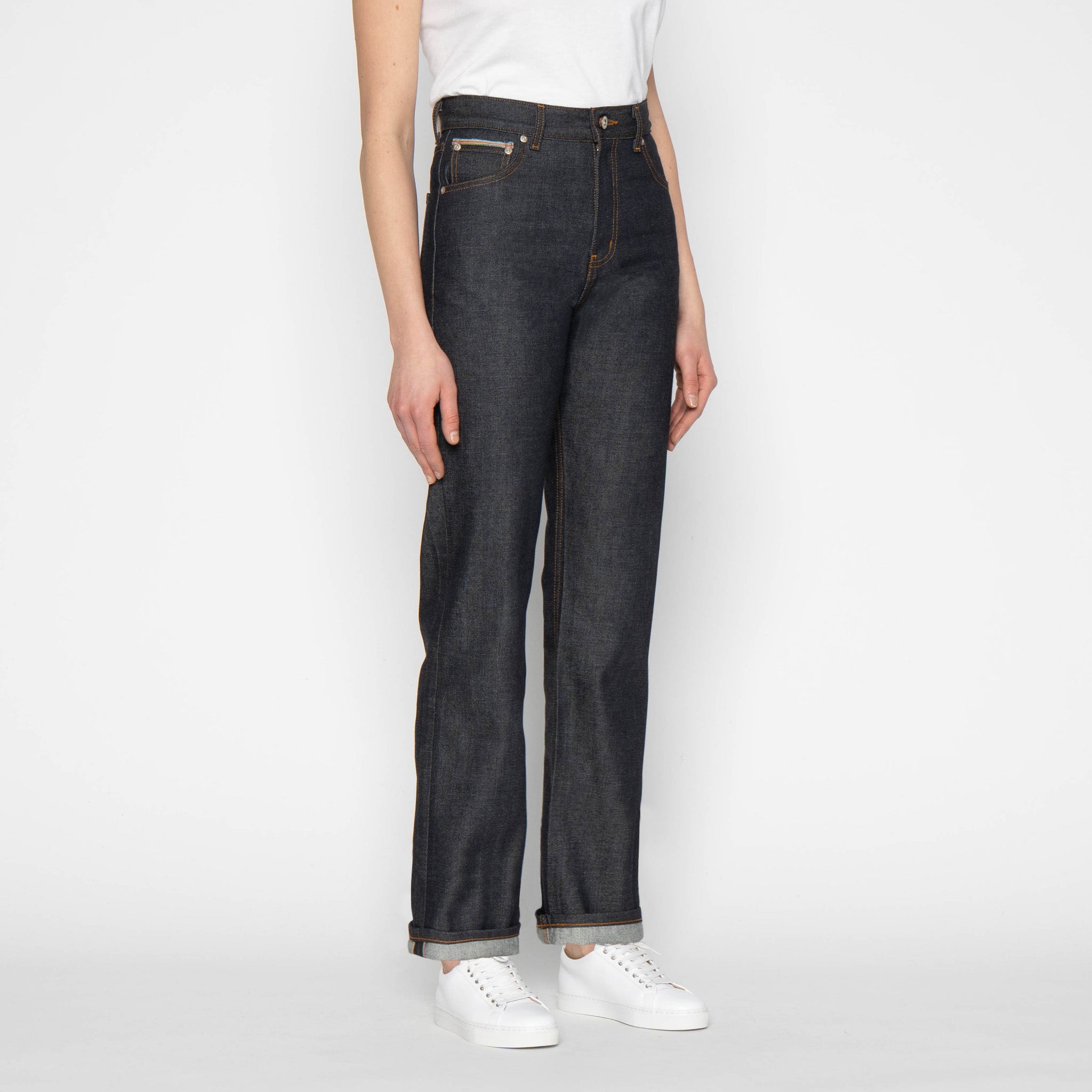True Girl - Dia De Los Muertos Selvedge - Bat by Naked & Famous Denim