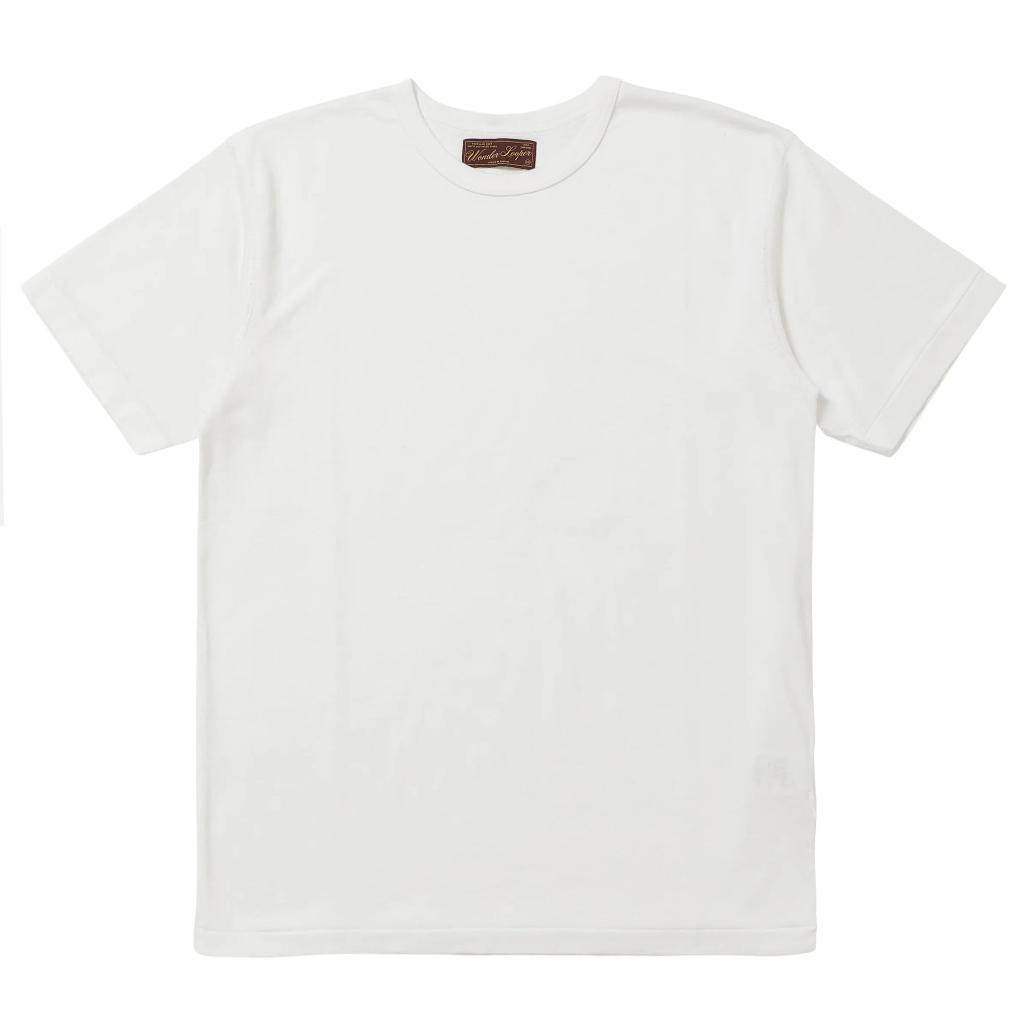 Crewneck T-shirt - Ultimate Pima Tsuriami - Black | Wonder Looper