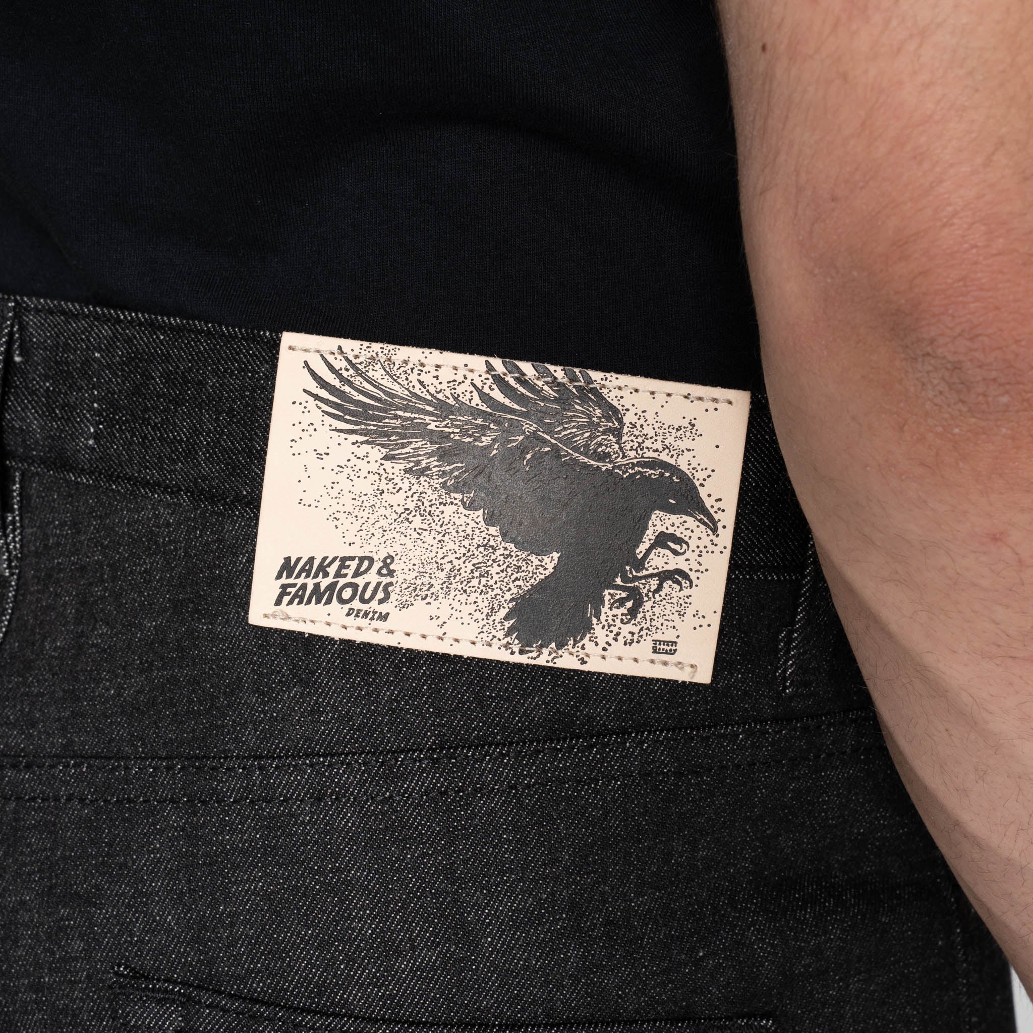 Strong Guy - Yatagarasu Selvedge - Black by Naked & Famous Denim