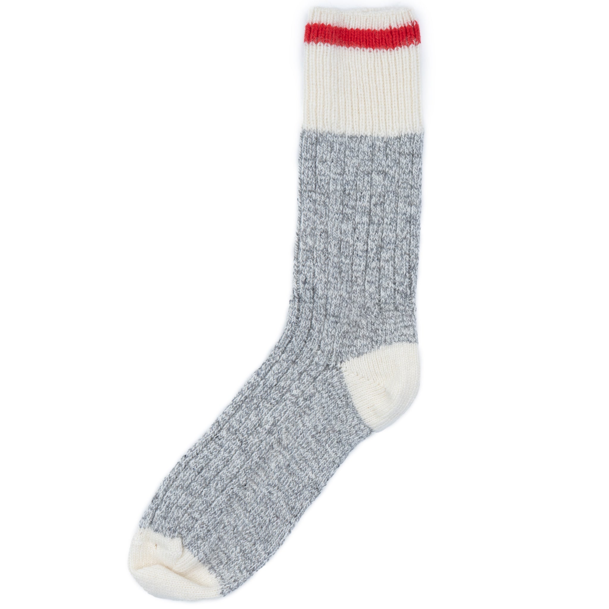 Chaussettes classiques - Gris/Rouge