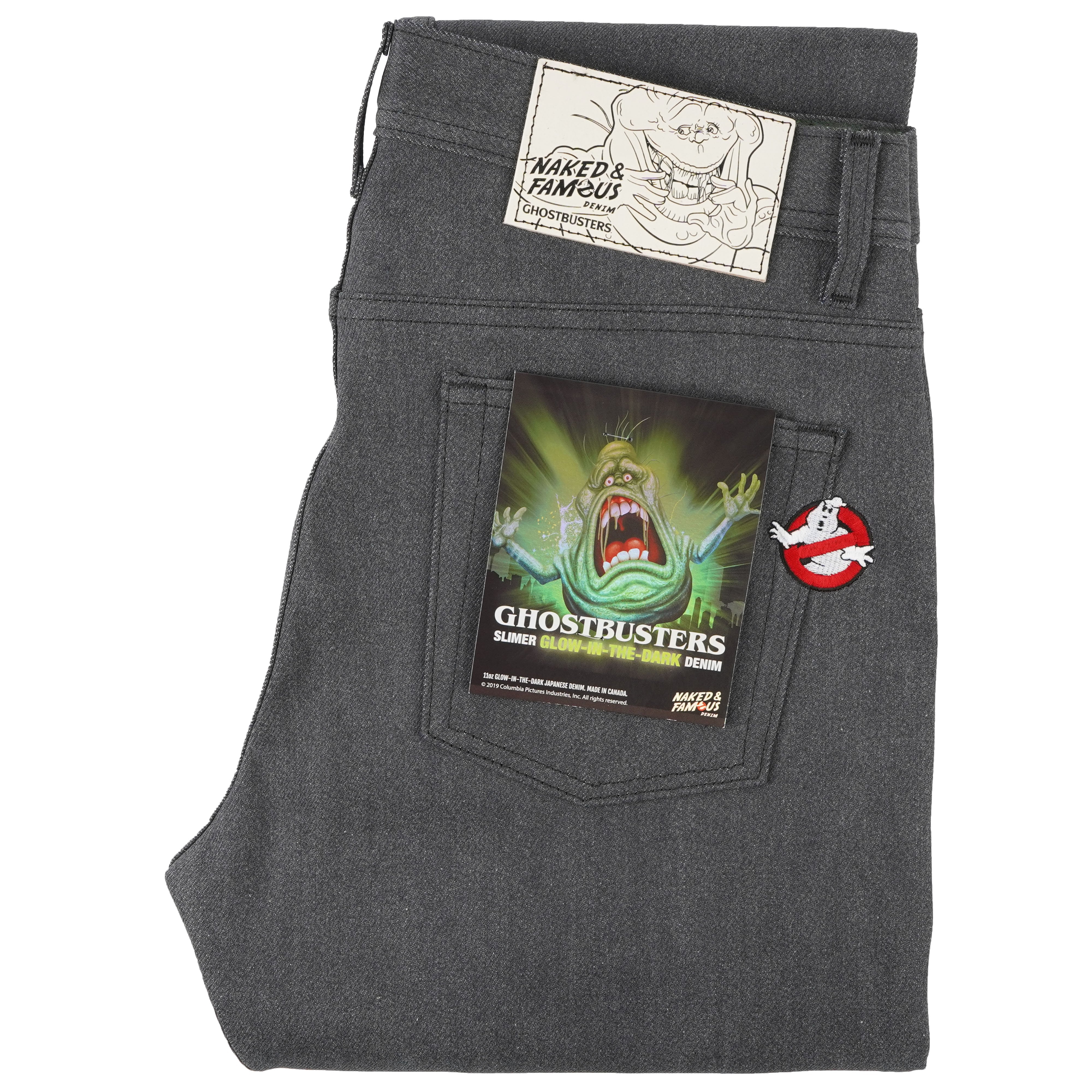 Weird Guy - Ghostbusters Slimer Glow In The Dark Selvedge by Naked & Famous Denim