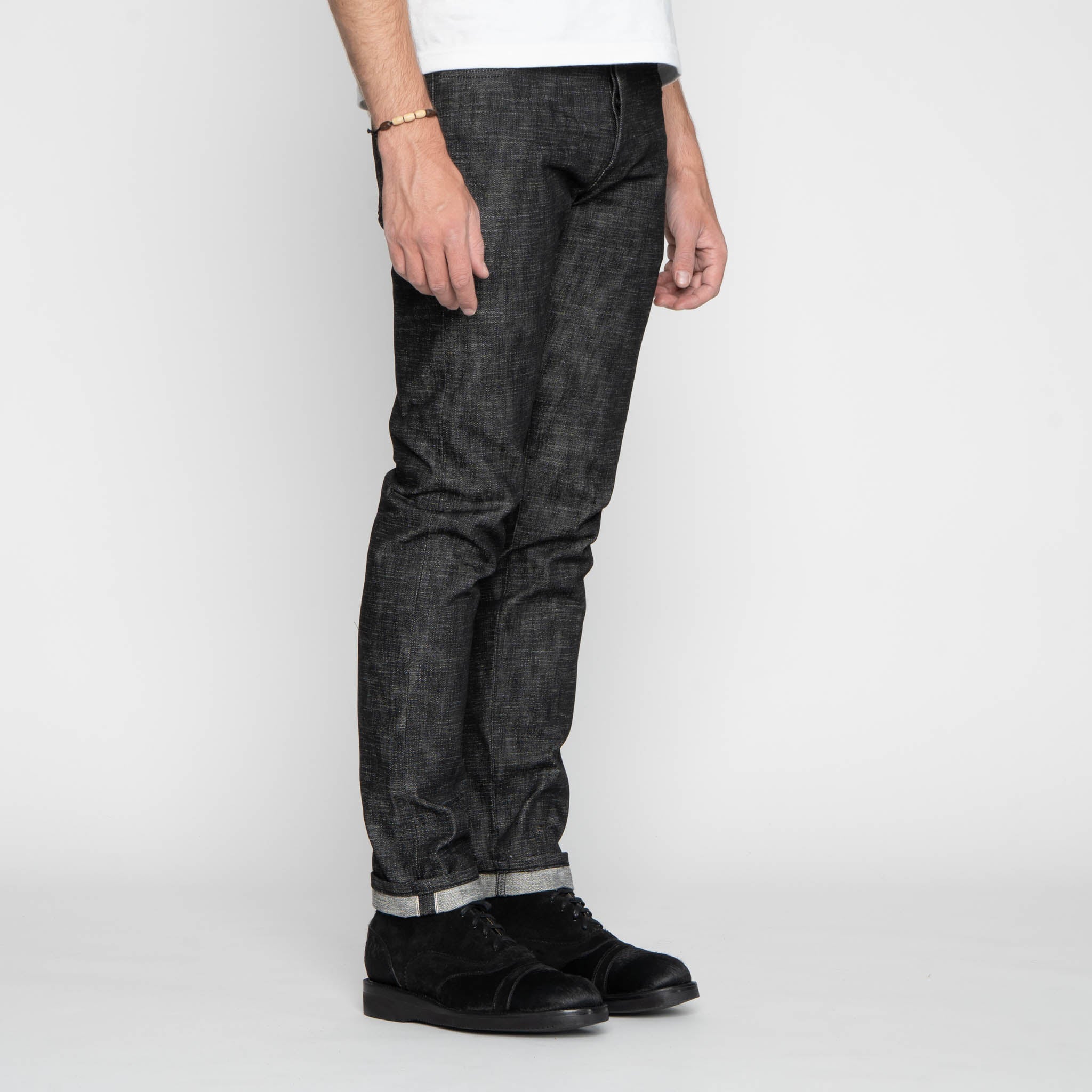 Super Guy - 1954 Godzilla Selvedge - Black by Naked & Famous Denim
