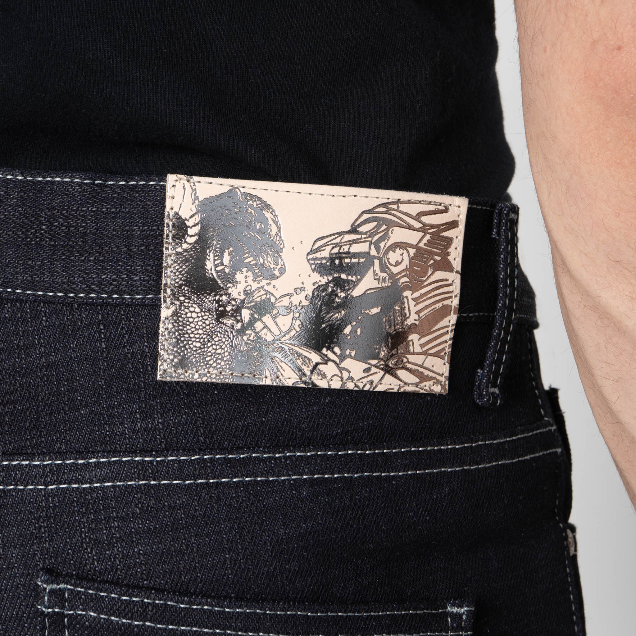 Super Guy - Mechagodzilla Selvedge - Indigo