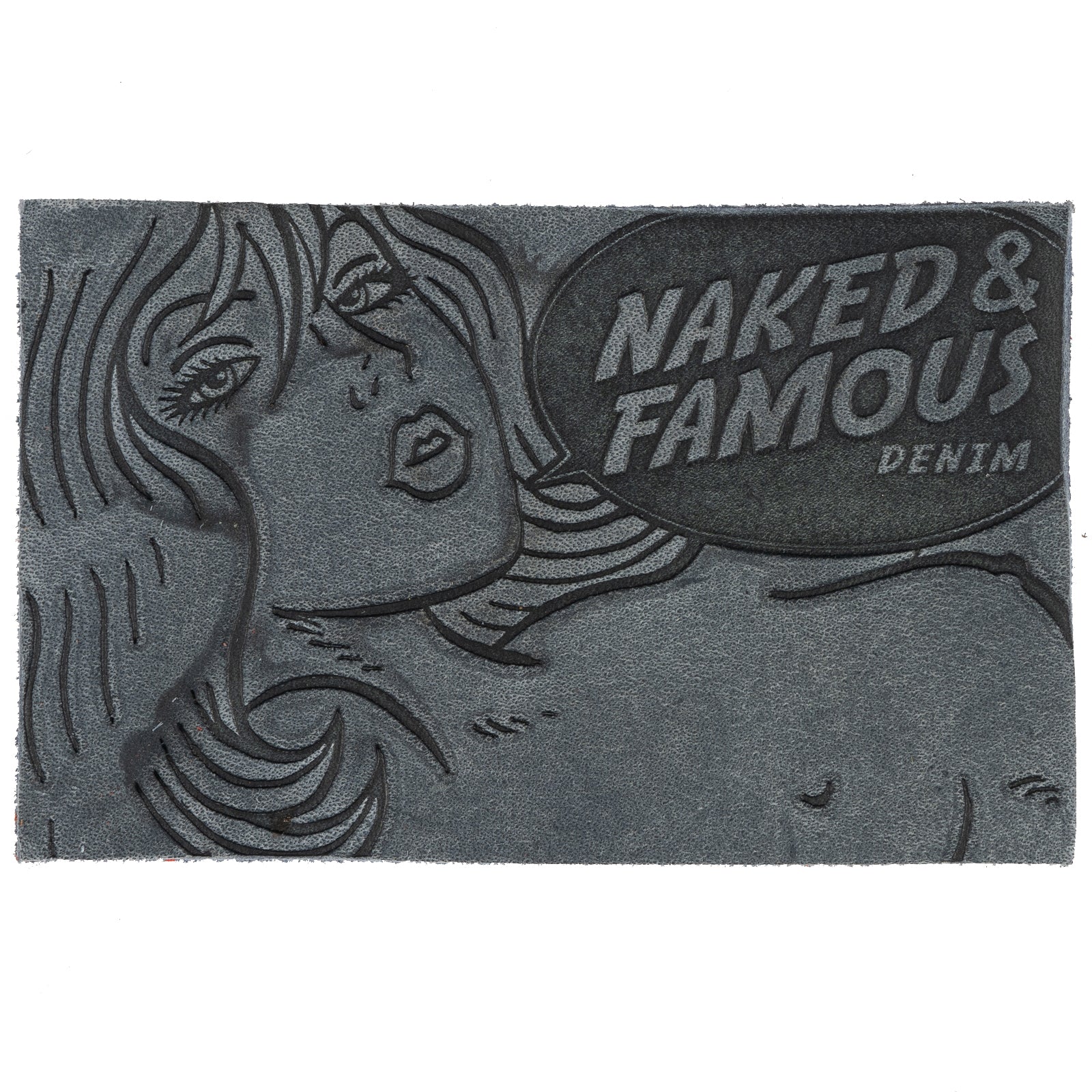 Tragic Blond Patch - Blue Pull Up by Naked & Famous Denim