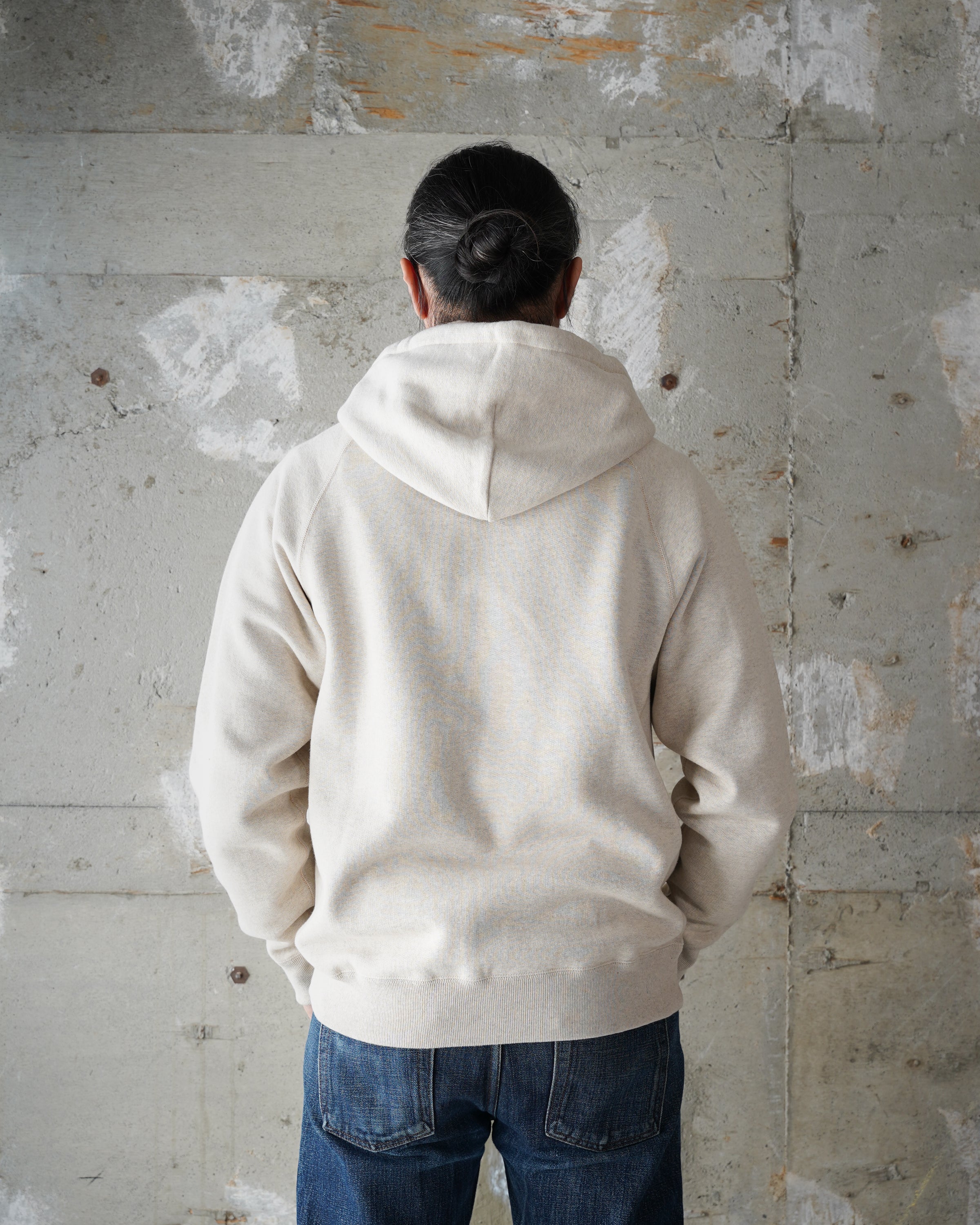 Pullover Hoodie - Fleeced Foxfibre® - Oatmeal