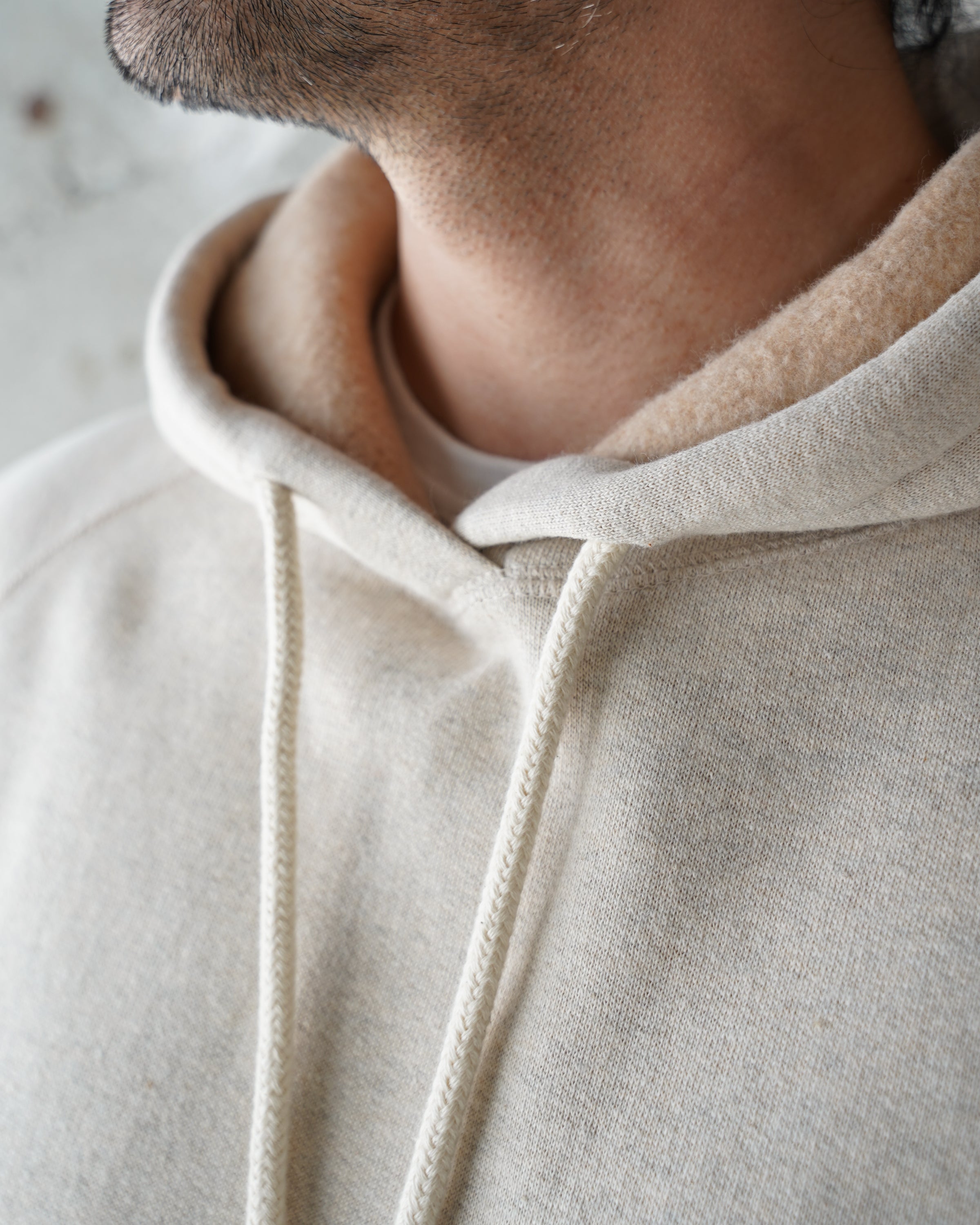 Pullover Hoodie - Fleeced Foxfibre® - Oatmeal