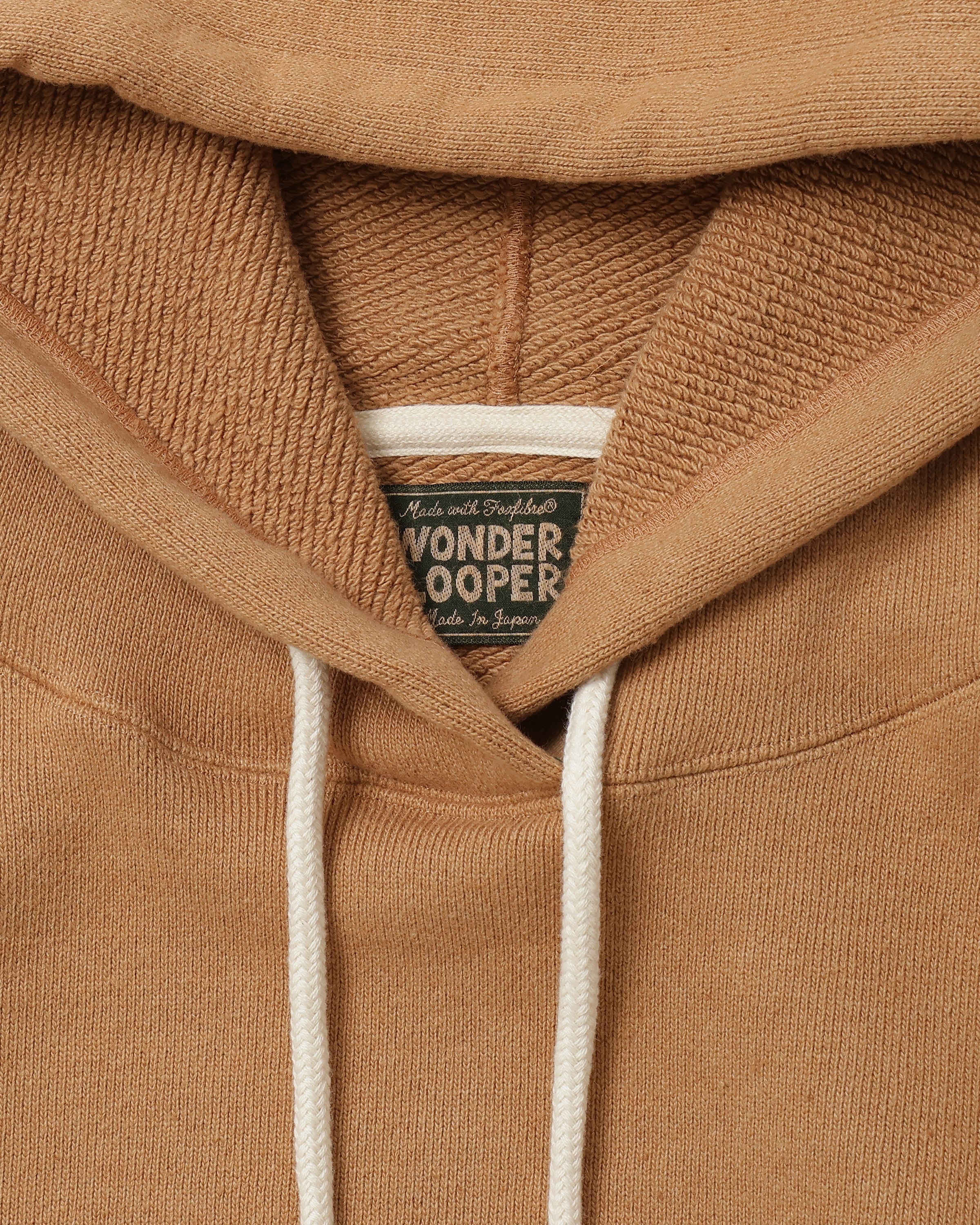 Pullover Hoodie - Foxfibre® Double Heavyweight French Terry - Coyote 80