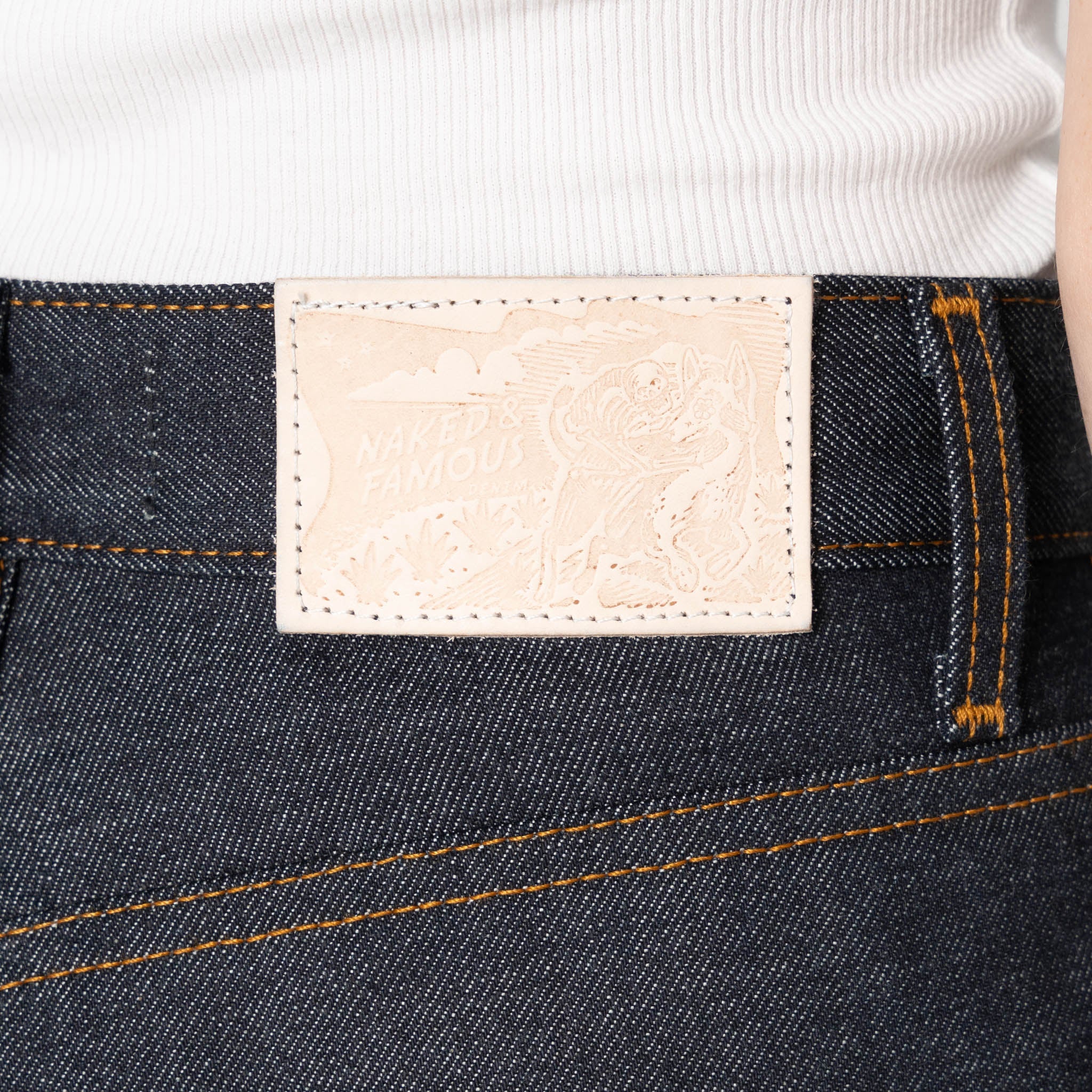 True Girl - Dia De Los Muertos Selvedge - Indigo by Naked & Famous Denim