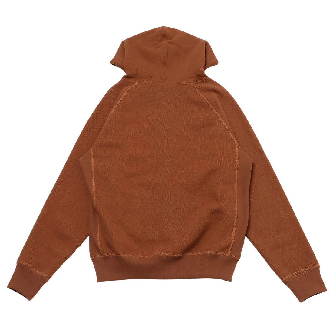 Zip Hoodie - Double Heavyeight French Terry - Rust by Wonder Looper