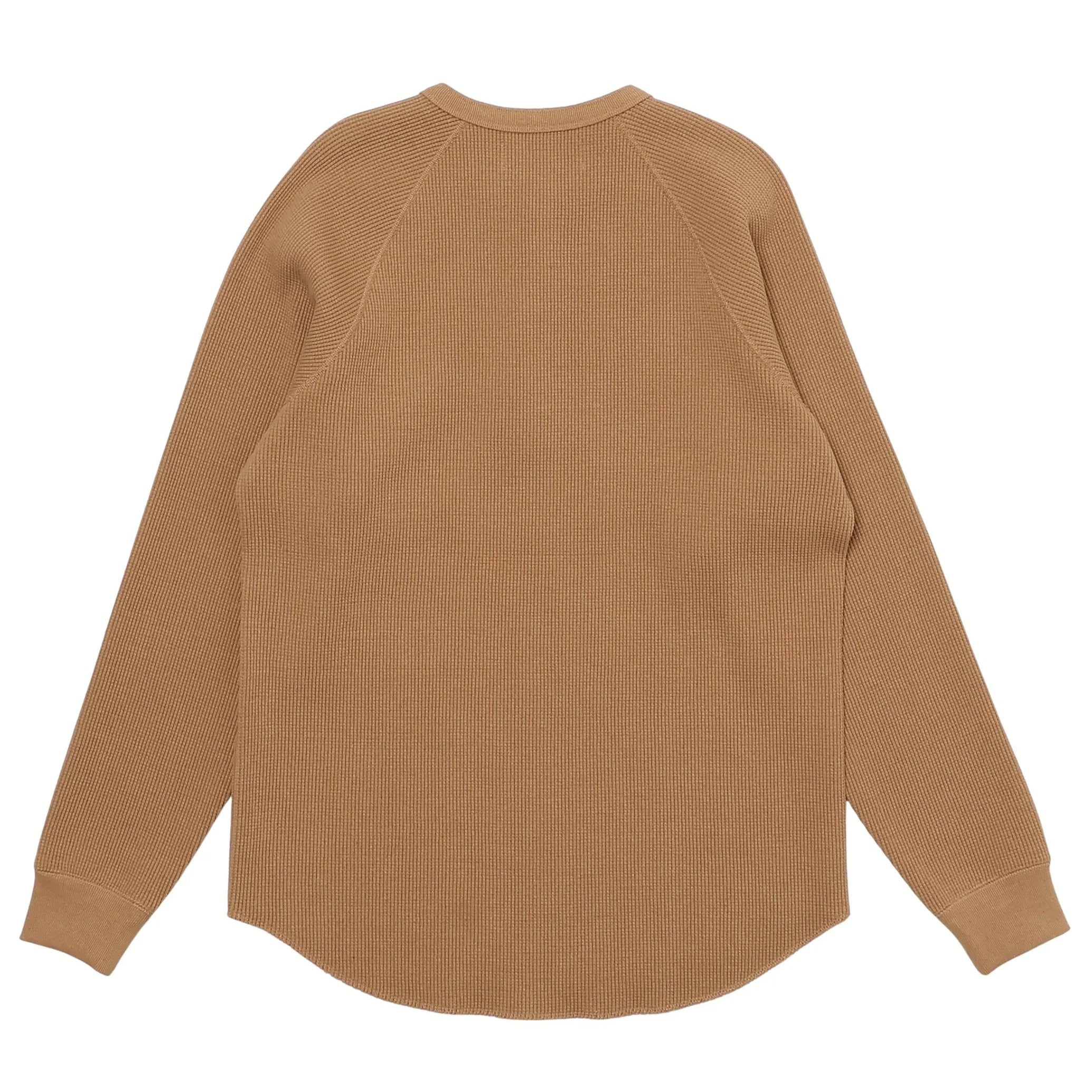 Henley - Foxfibre® Heavyweight Waffle -Coyote 70