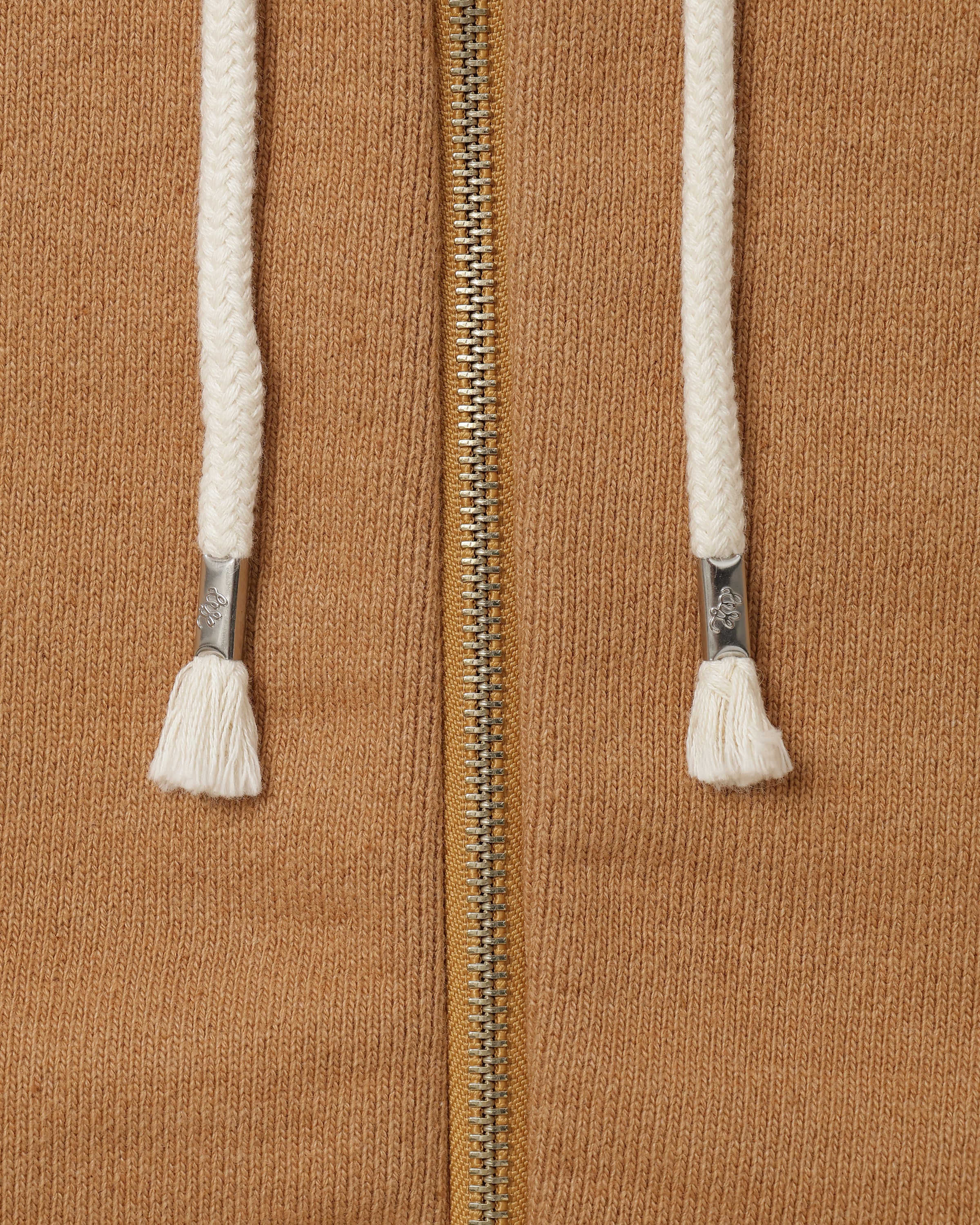 Zip Hoodie - Foxfibre® Double Heavyweight French Terry - Coyote 80