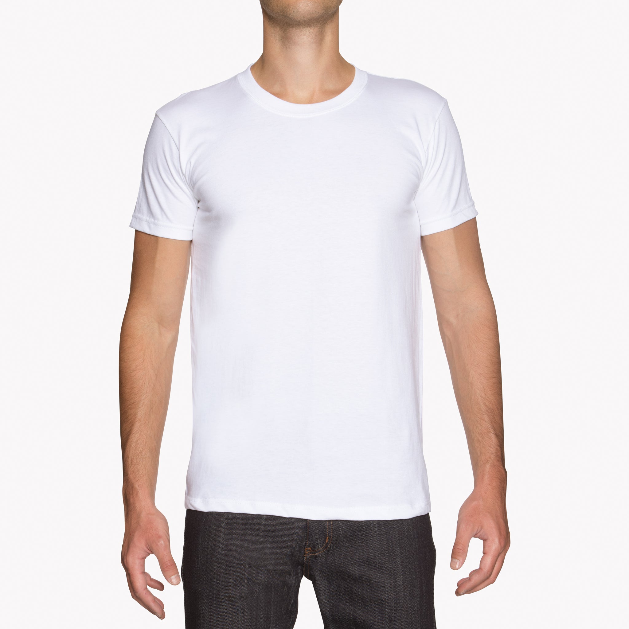 Circular Knit T-Shirt - Ring-Spun Cotton - White | Naked & Famous Denim