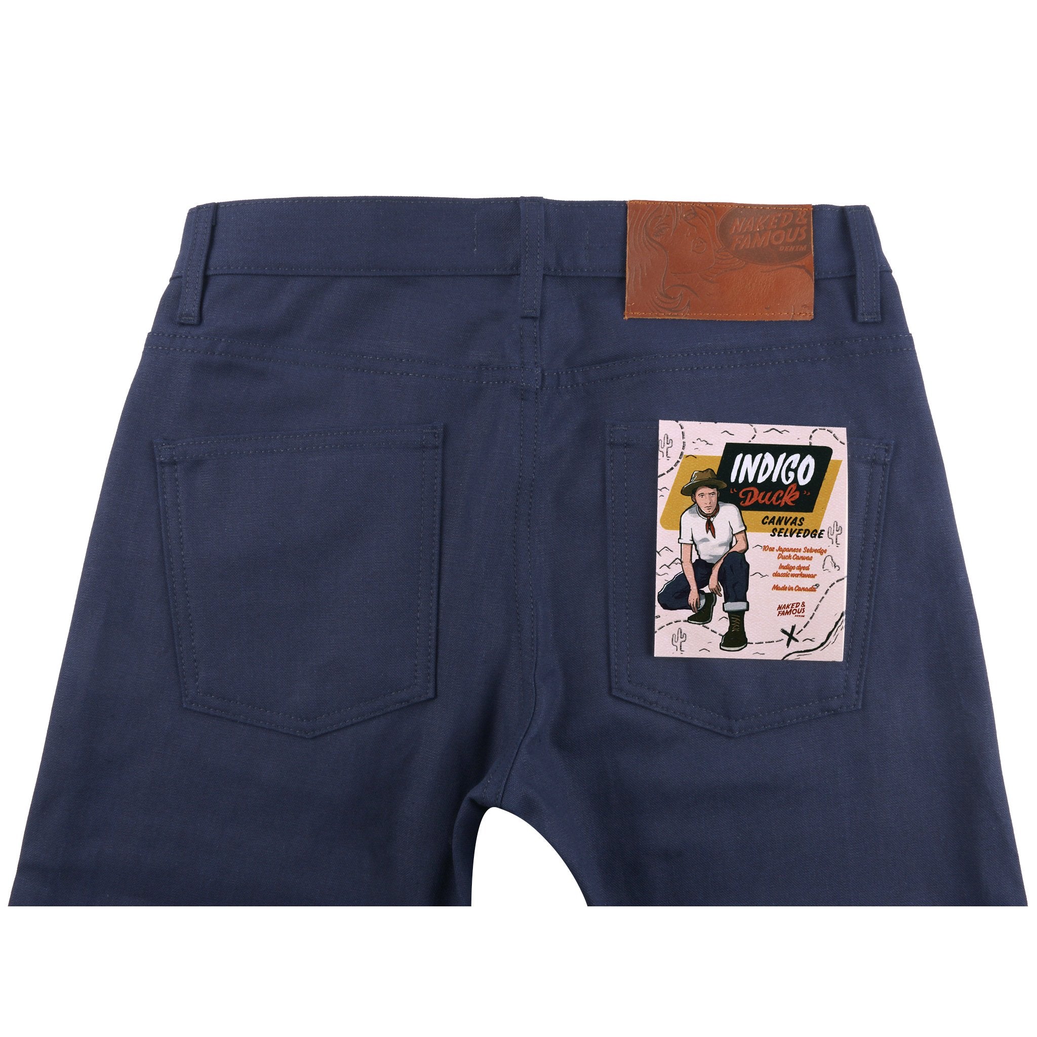 Super Guy - Indigo Duck Canvas Selvedge | Naked & Famous Denim