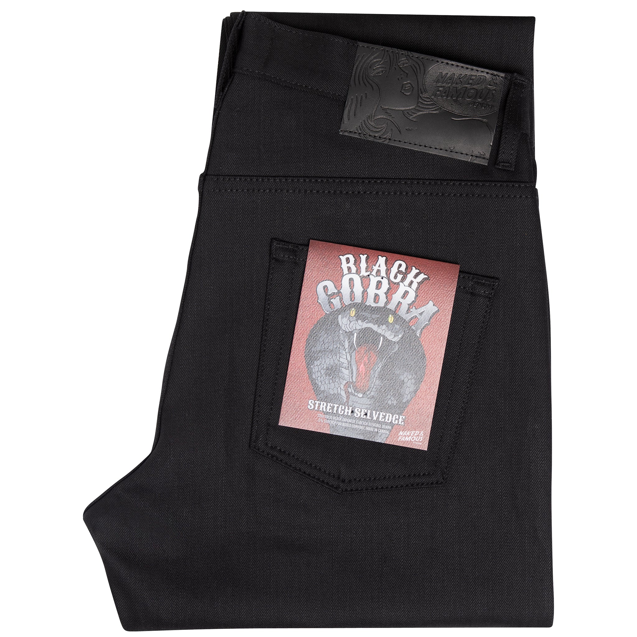 Easy Guy - Black Cobra Stretch Selvedge | Naked & Famous Denim