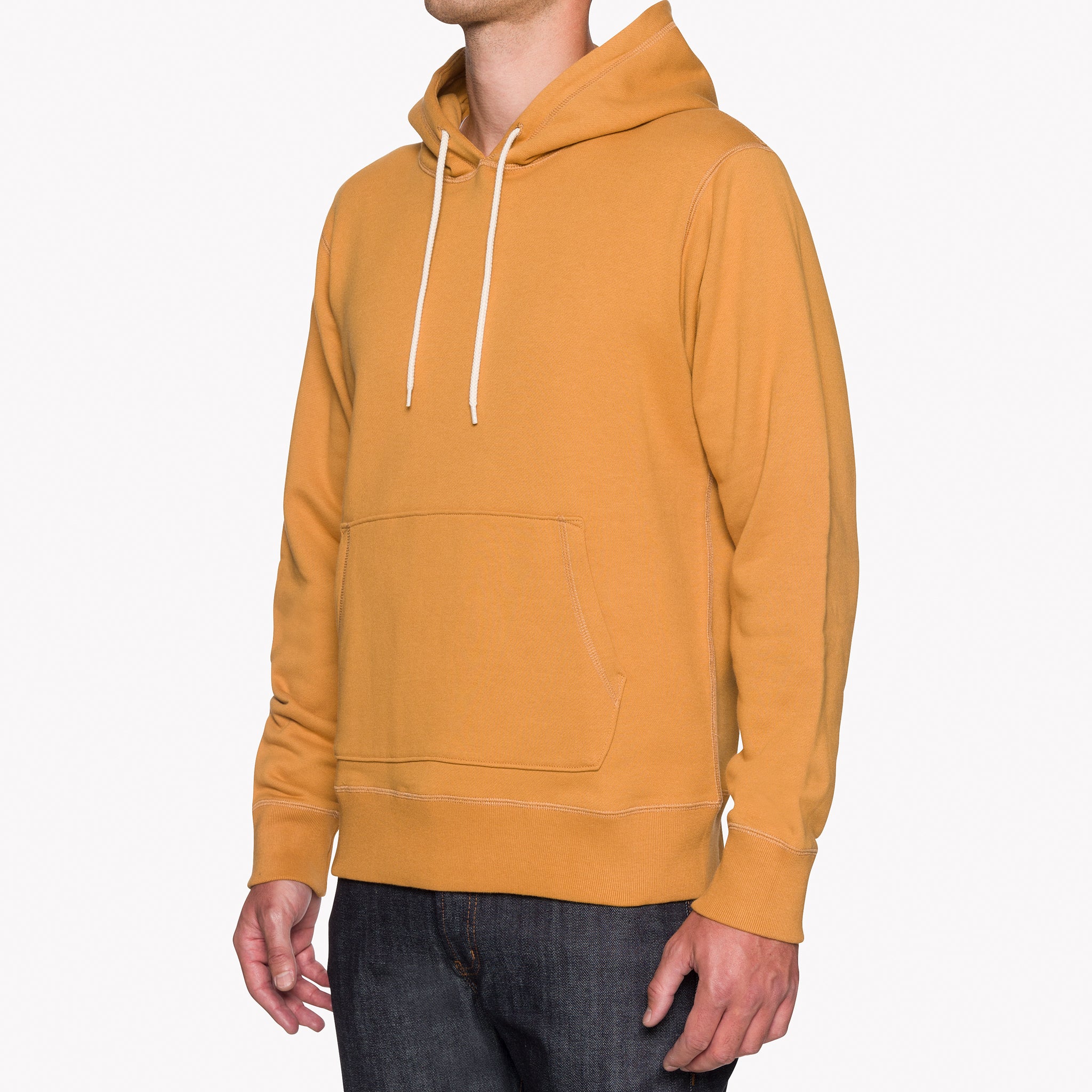 Pullover Hoodie - Heavyweight Terry - Amber | Naked & Famous Denim
