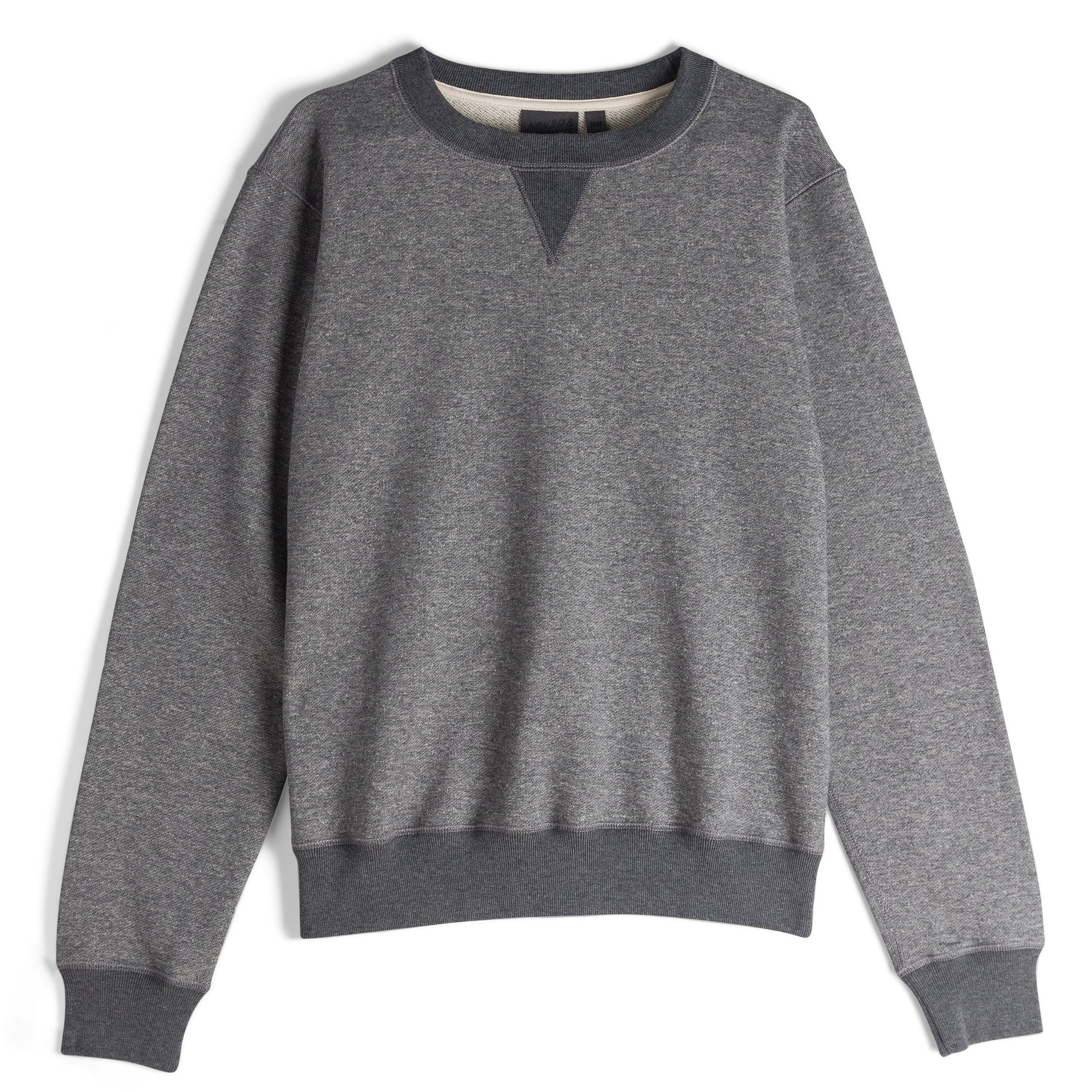 Crewneck - Heavyweight Terry - Charcoal | Naked & Famous Denim