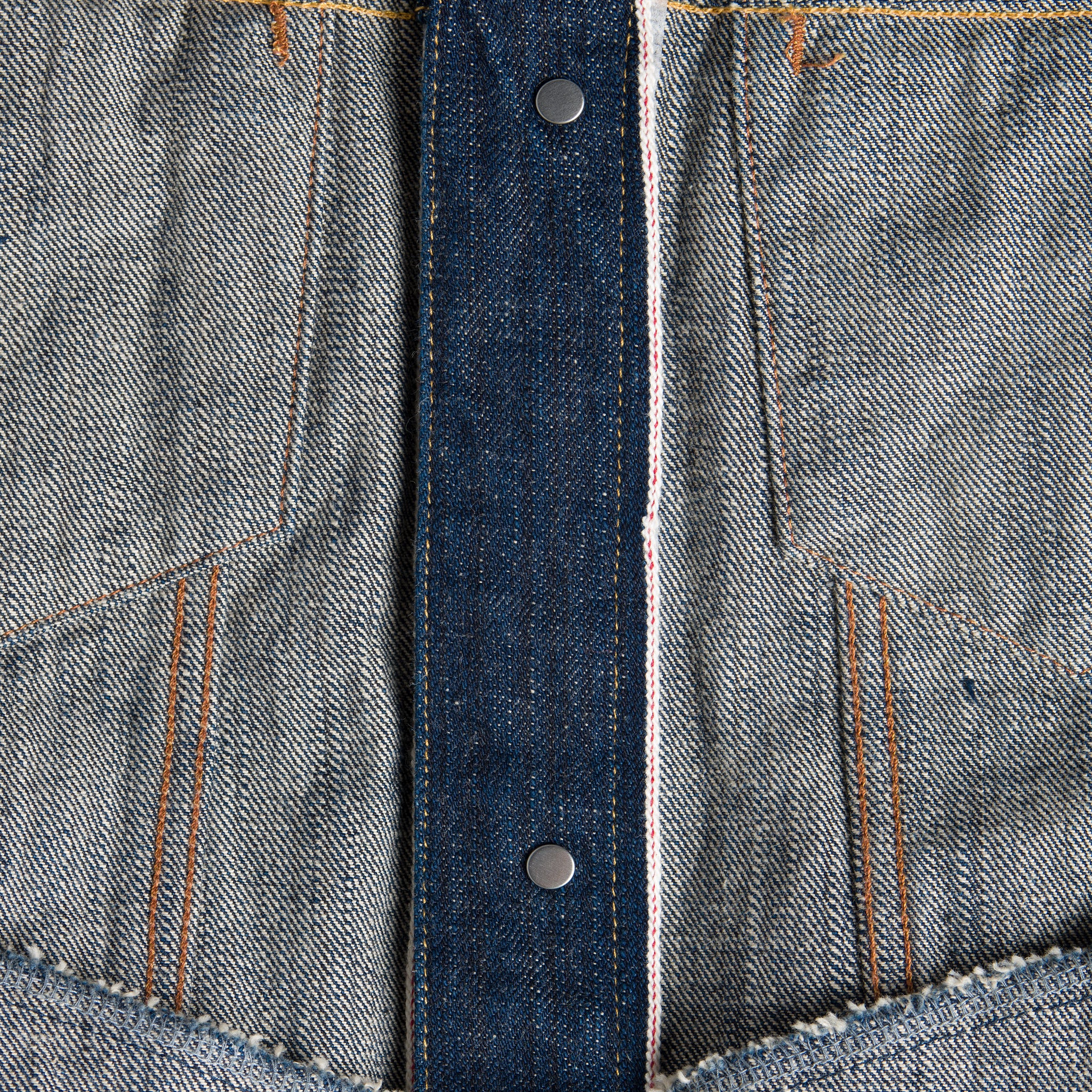 Denim Jacket - MIJ9 - "Tennen Ai" Natural Indigo Slub Selvedge | Naked & Famous Denim