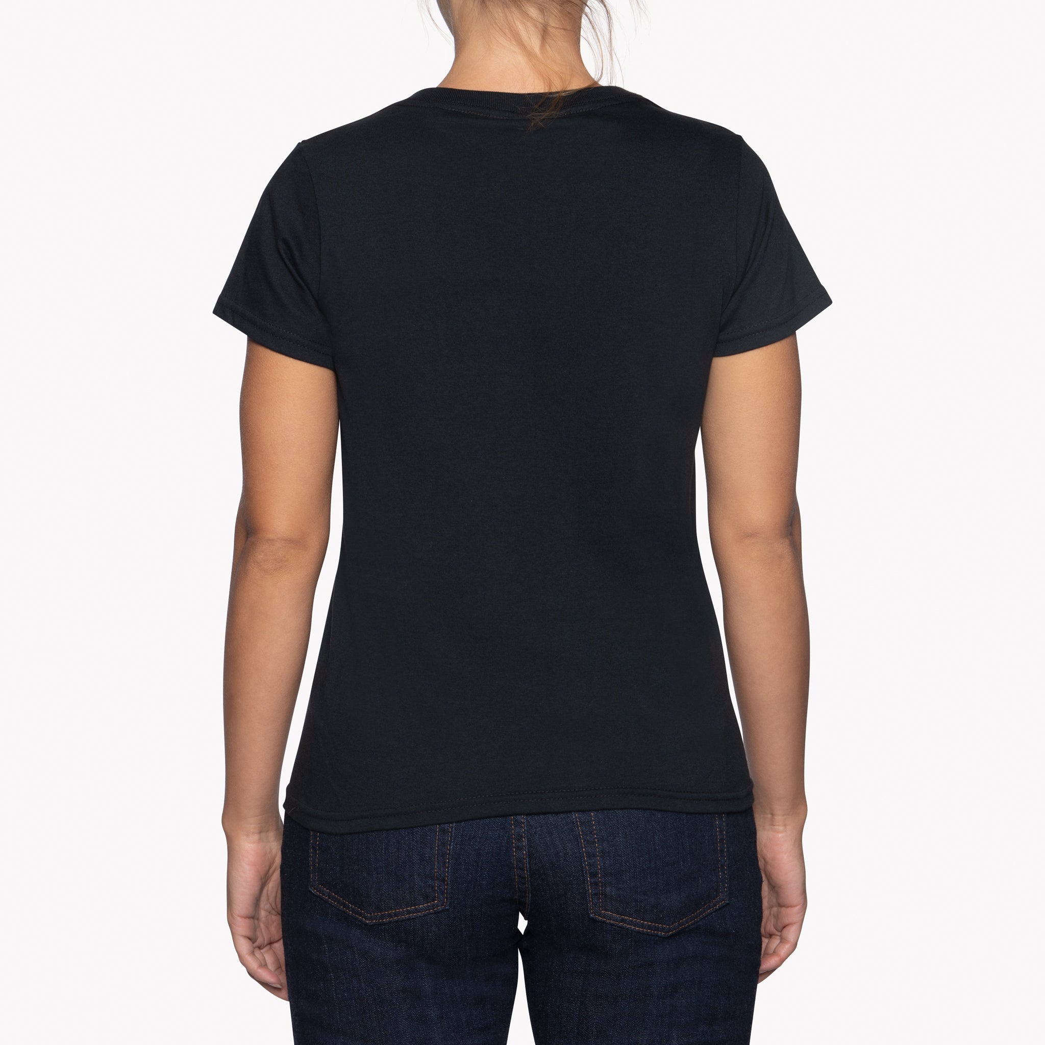 Women's -Circular Knit Ballet Tee - Ring-Spun Cotton - Black | Naked & Famous Denim