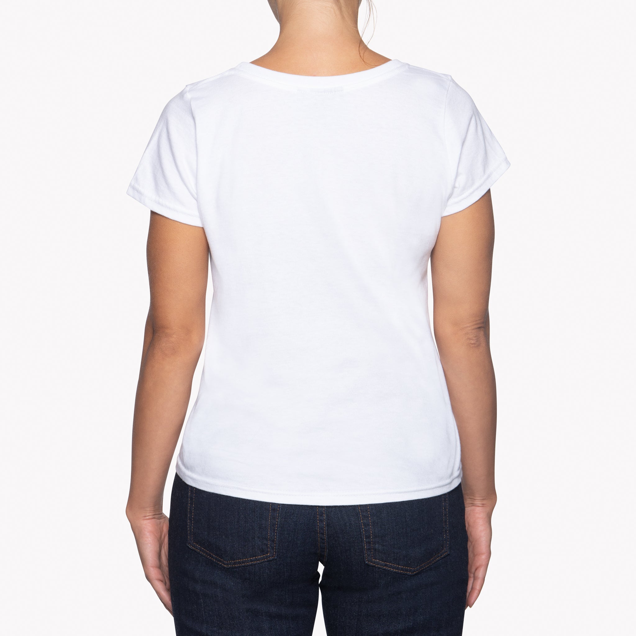 Women's - Circular Knit Ballet Tee - Ring-Spun Cotton - White | Naked & Famous Denim