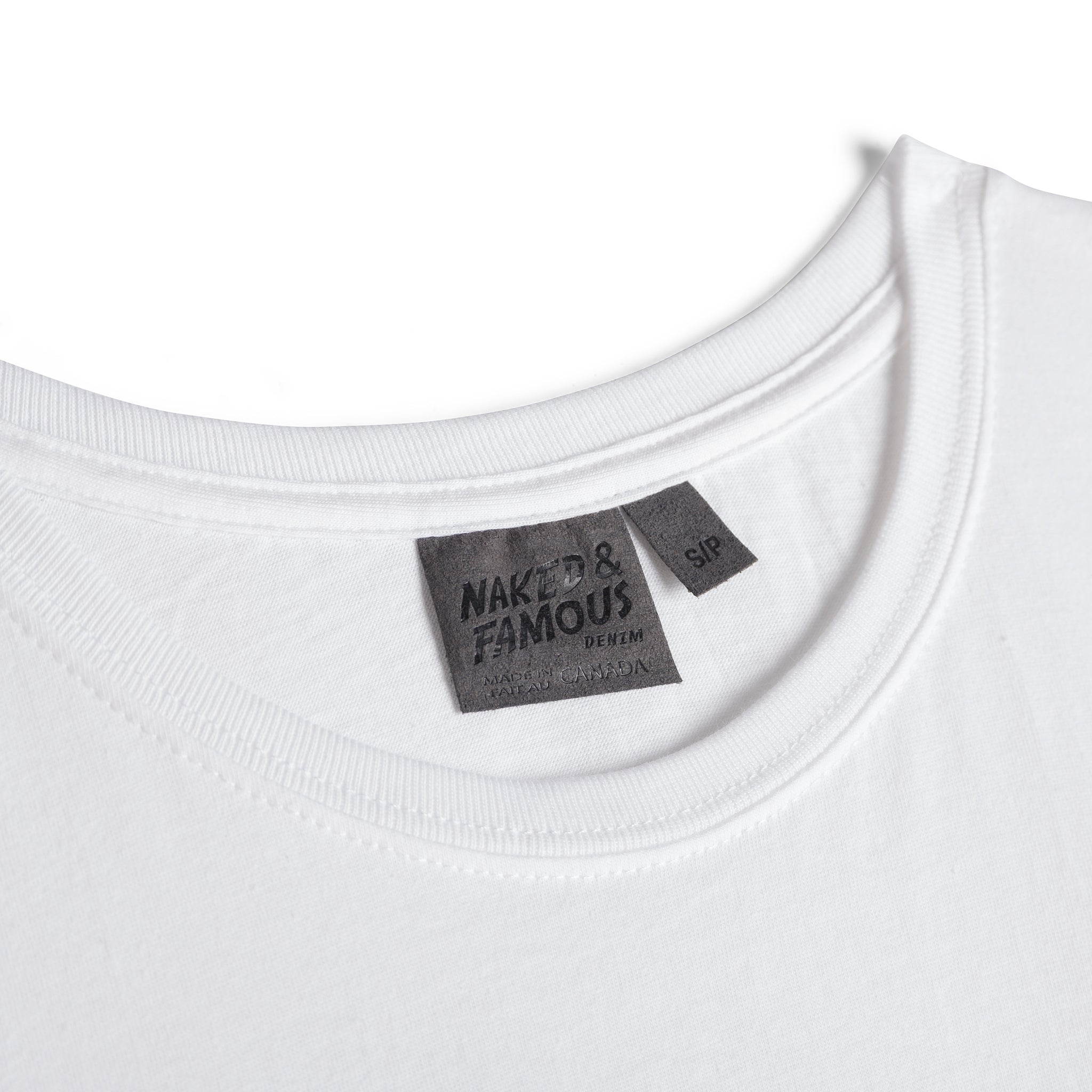 Women's - Circular Knit Ballet Tee - Ring-Spun Cotton - White | Naked & Famous Denim