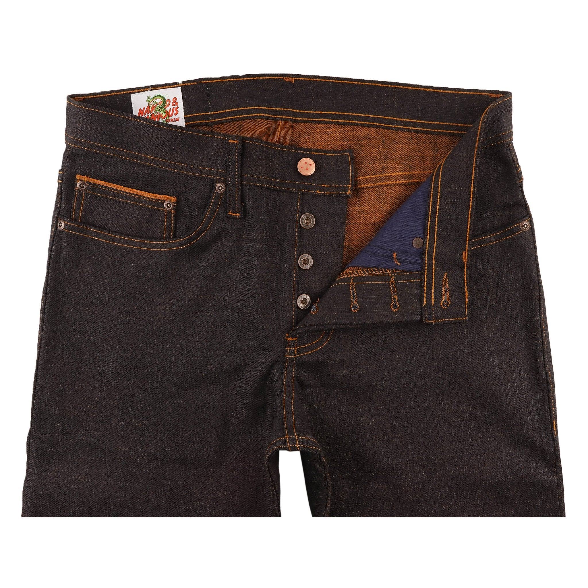 Goku Super Saiyan Selvedge Jeans - front