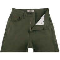 The Classic - Army Green Duck Selvedge by Naked & Famous Denim