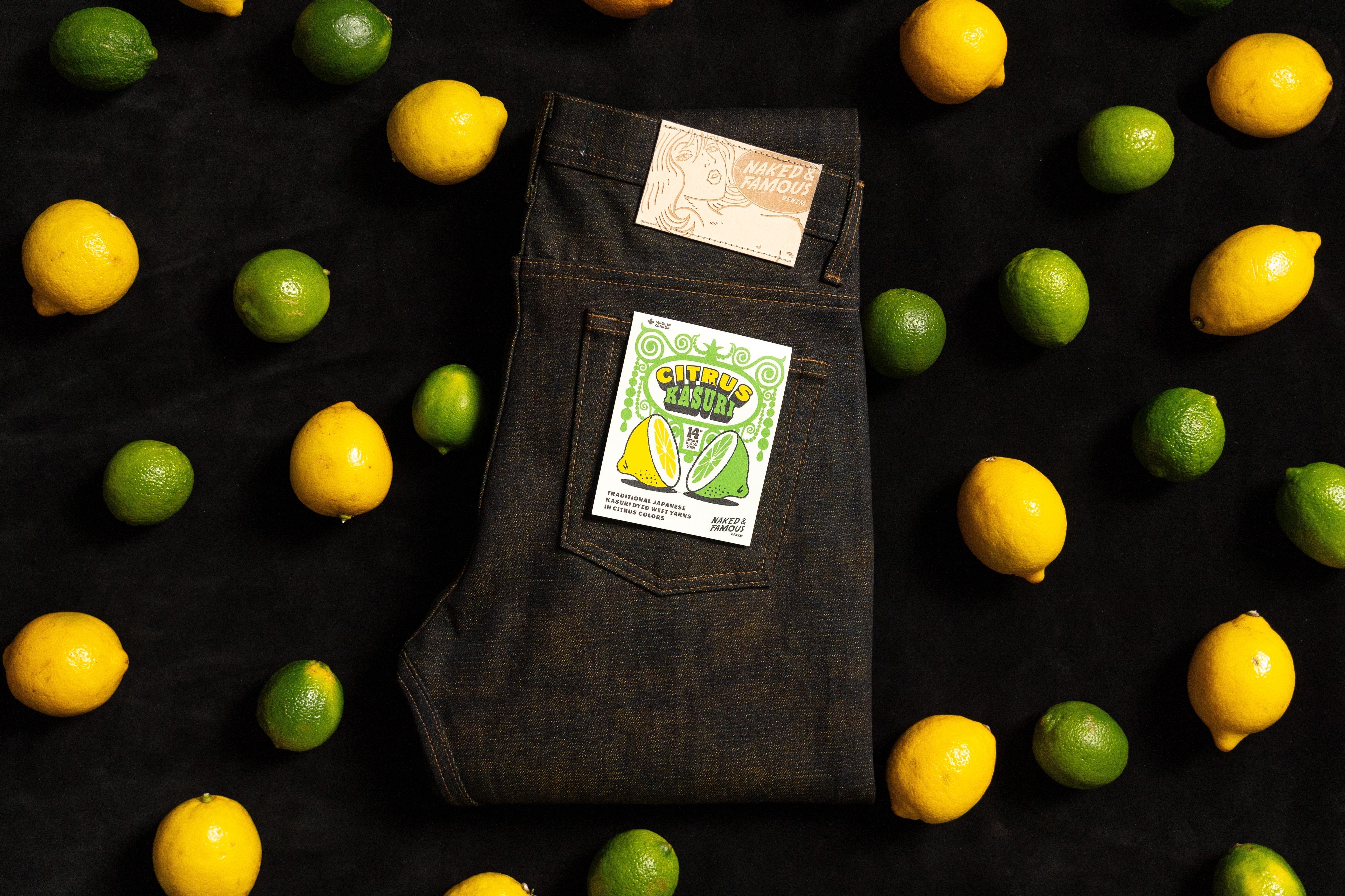 Peel Back the Indigo: Citrus Kasuri Selvedge