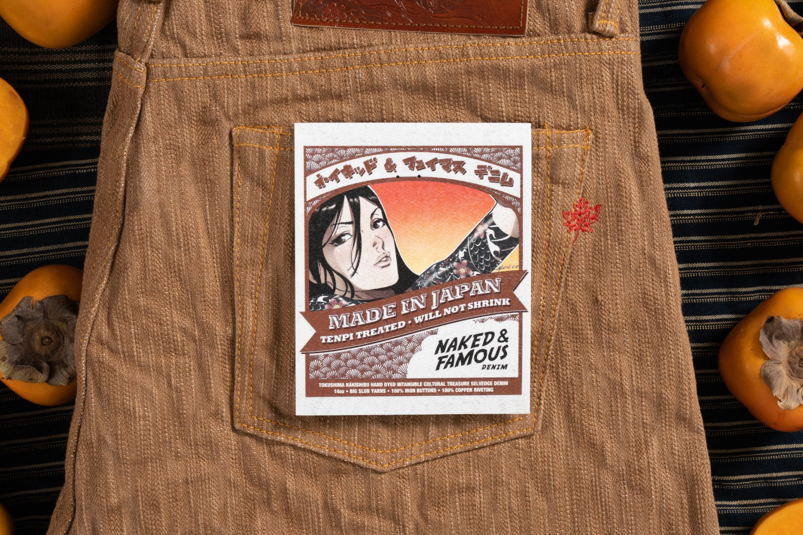 MIJ11 - Kakishibu Hand Dyed Selvedge Denim: An Exquisite Blend Of Trad