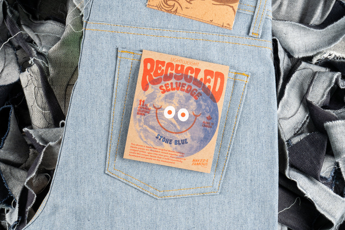 Introducing Our Lightweight Recycled Selvedge Denim: Good For You And