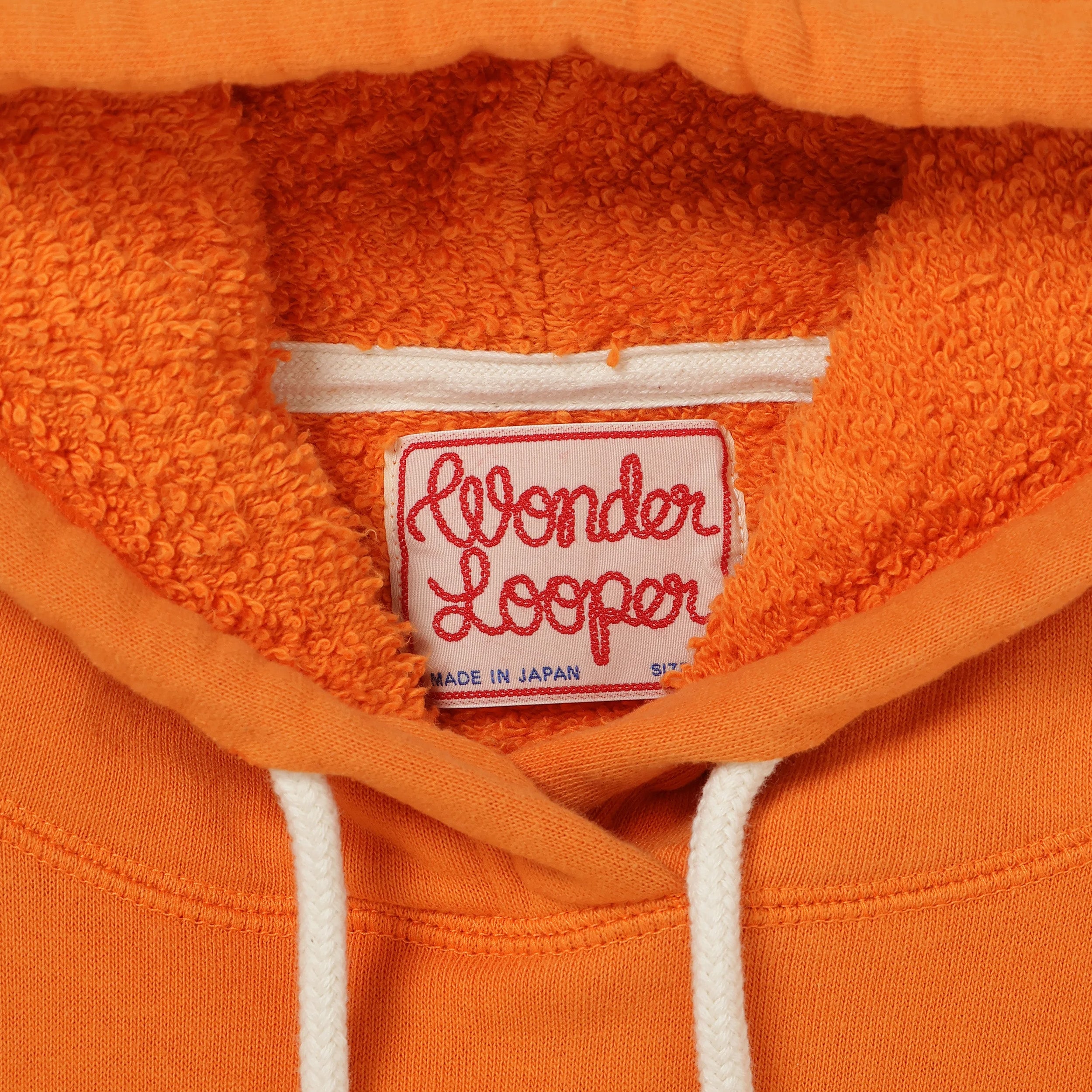 Pullover Hoodie - Super Looper French Terry - Orange