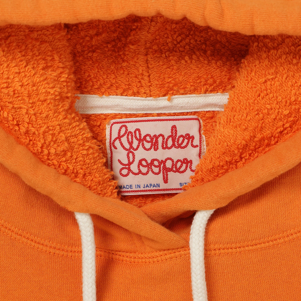 Pullover Hoodie - Super Looper French Terry - Orange by Wonder Looper