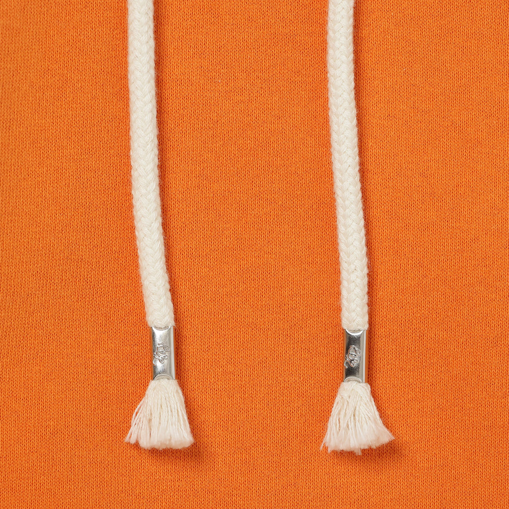Pullover Hoodie - Super Looper French Terry - Orange by Wonder Looper