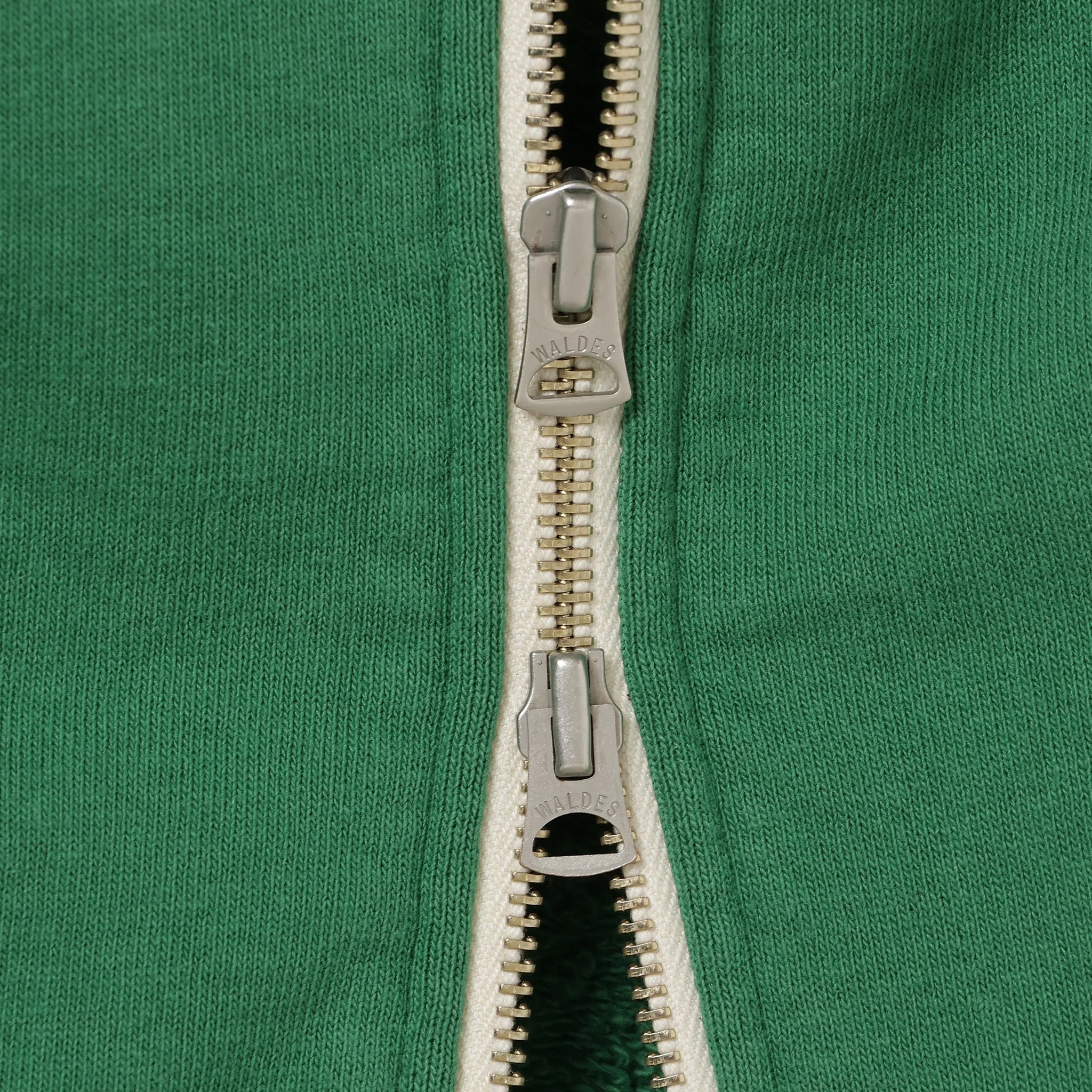Zip Hoodie - Super Looper French Terry - Varsity Green