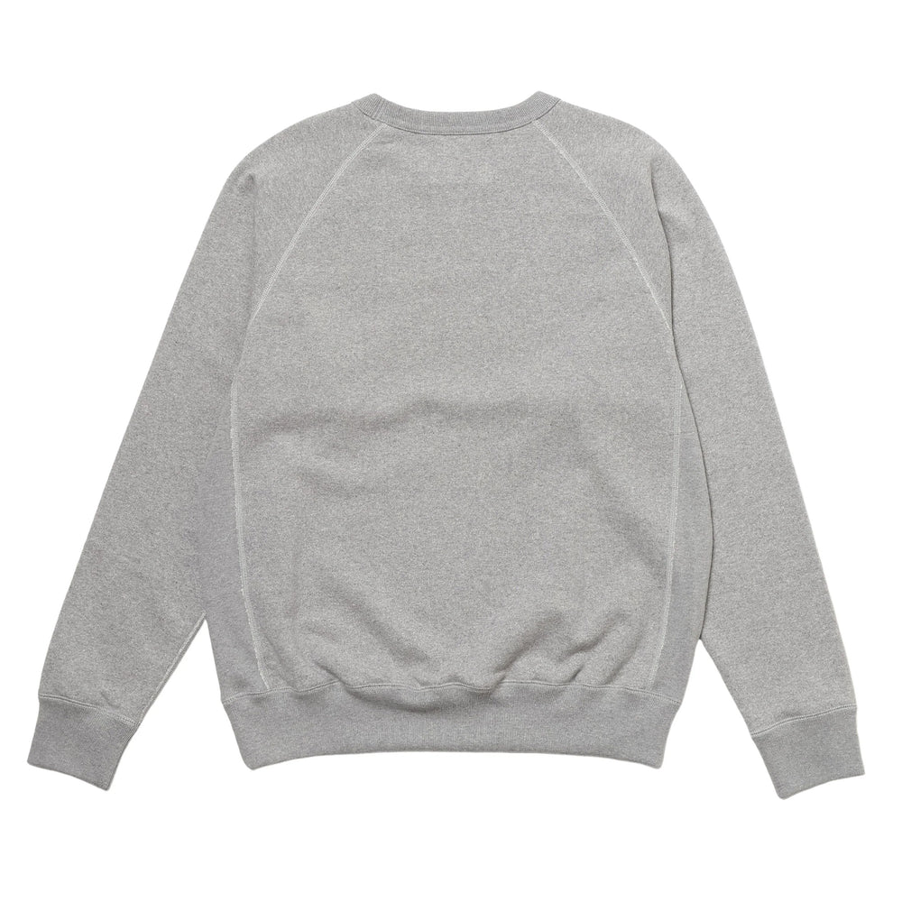 Pullover Crewneck - Super Looper French Terry - Heather Grey by Wonder Looper